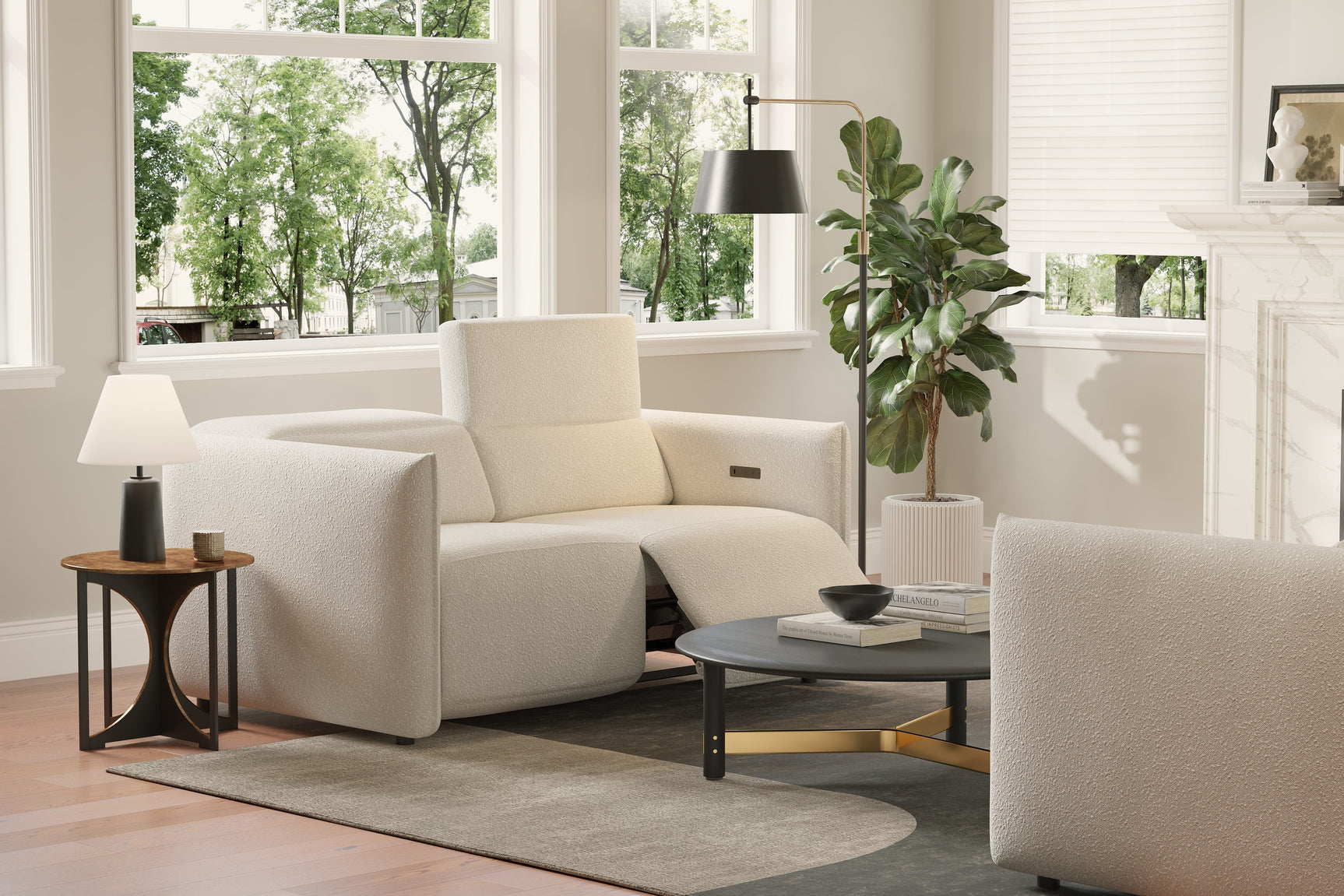 Alexandra Boucle Recliner Lounge