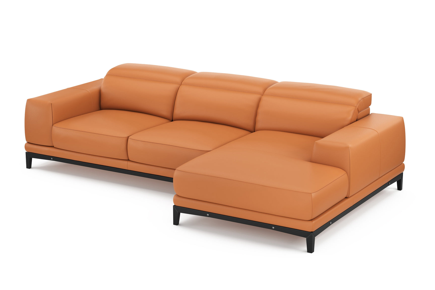 Valletta Leather Sectional Lounge