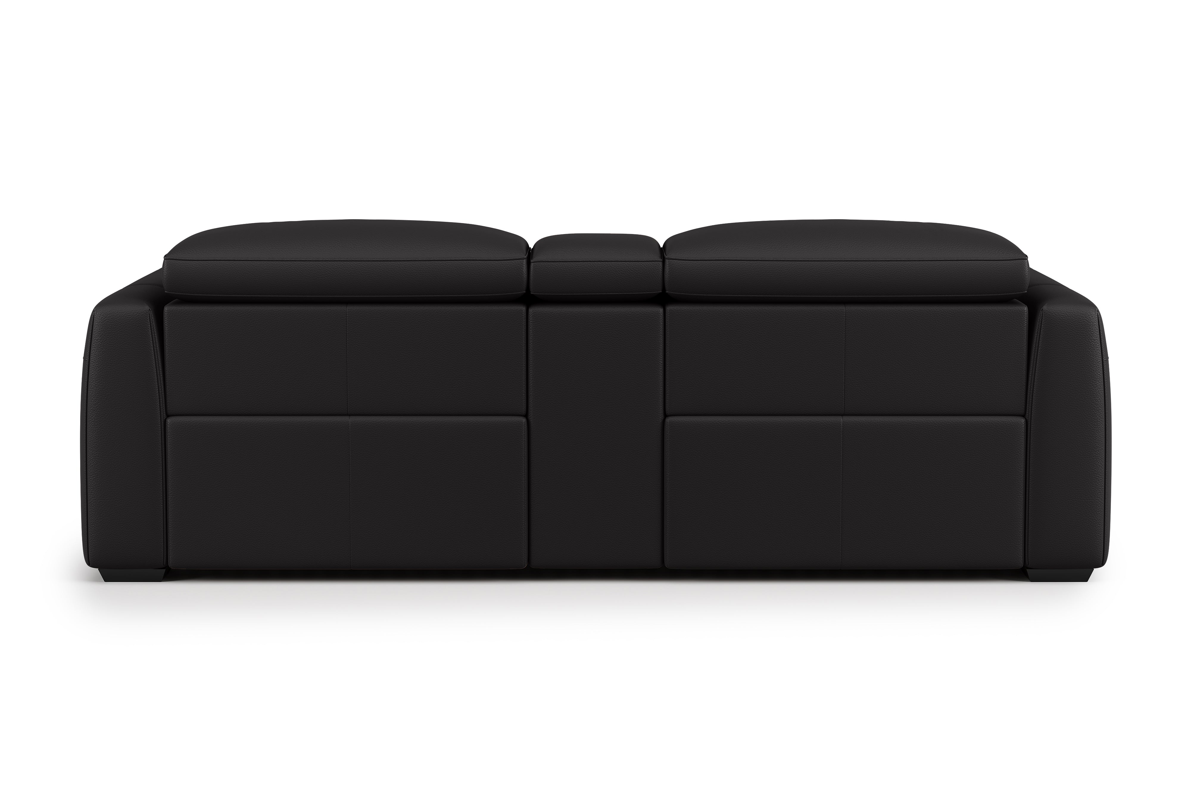 Carmen Leather Dual Recliner Lounge with Console