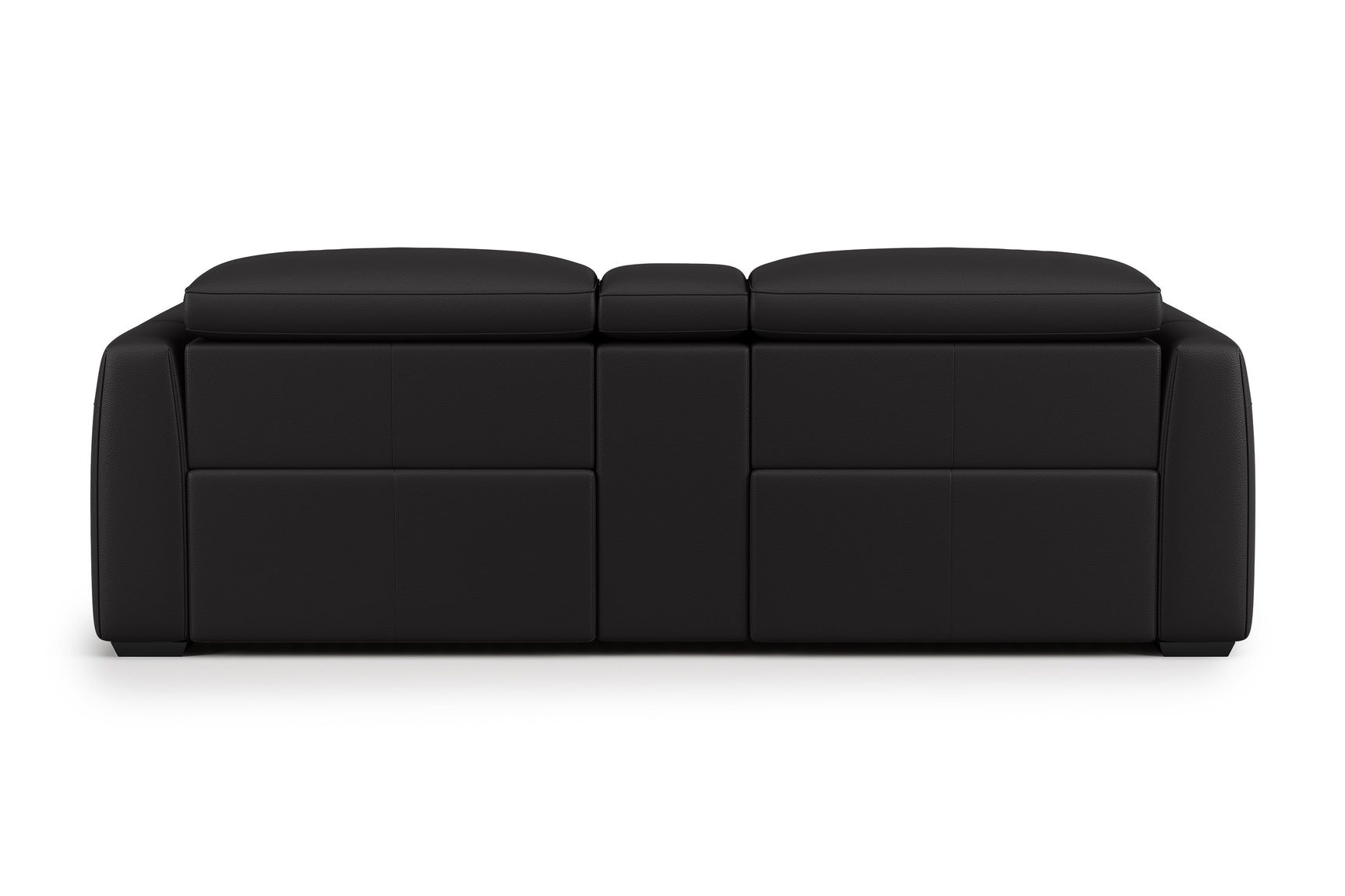 Carmen Leather Dual Recliner Lounge with Console