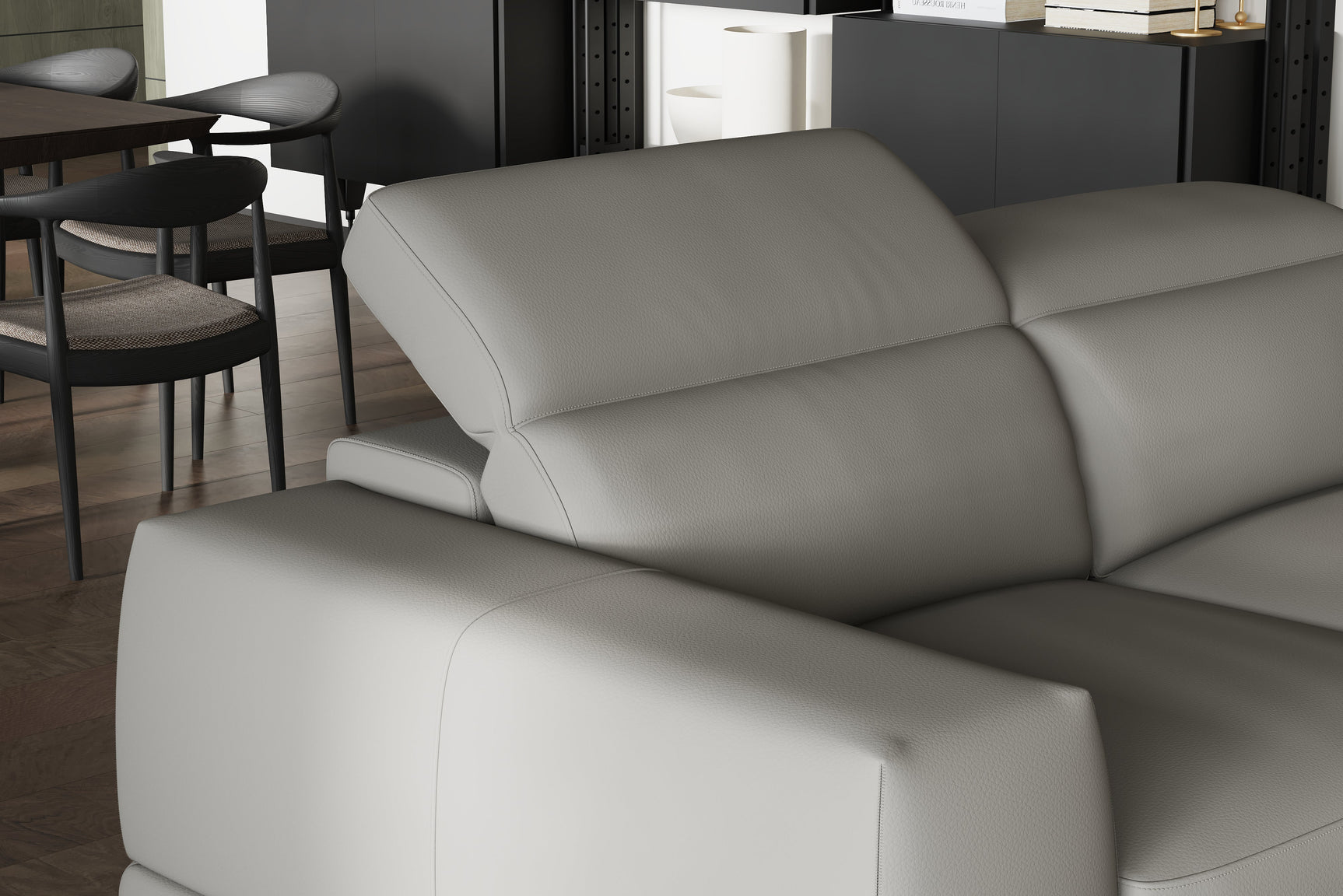 Valletta Leather Sectional Lounge