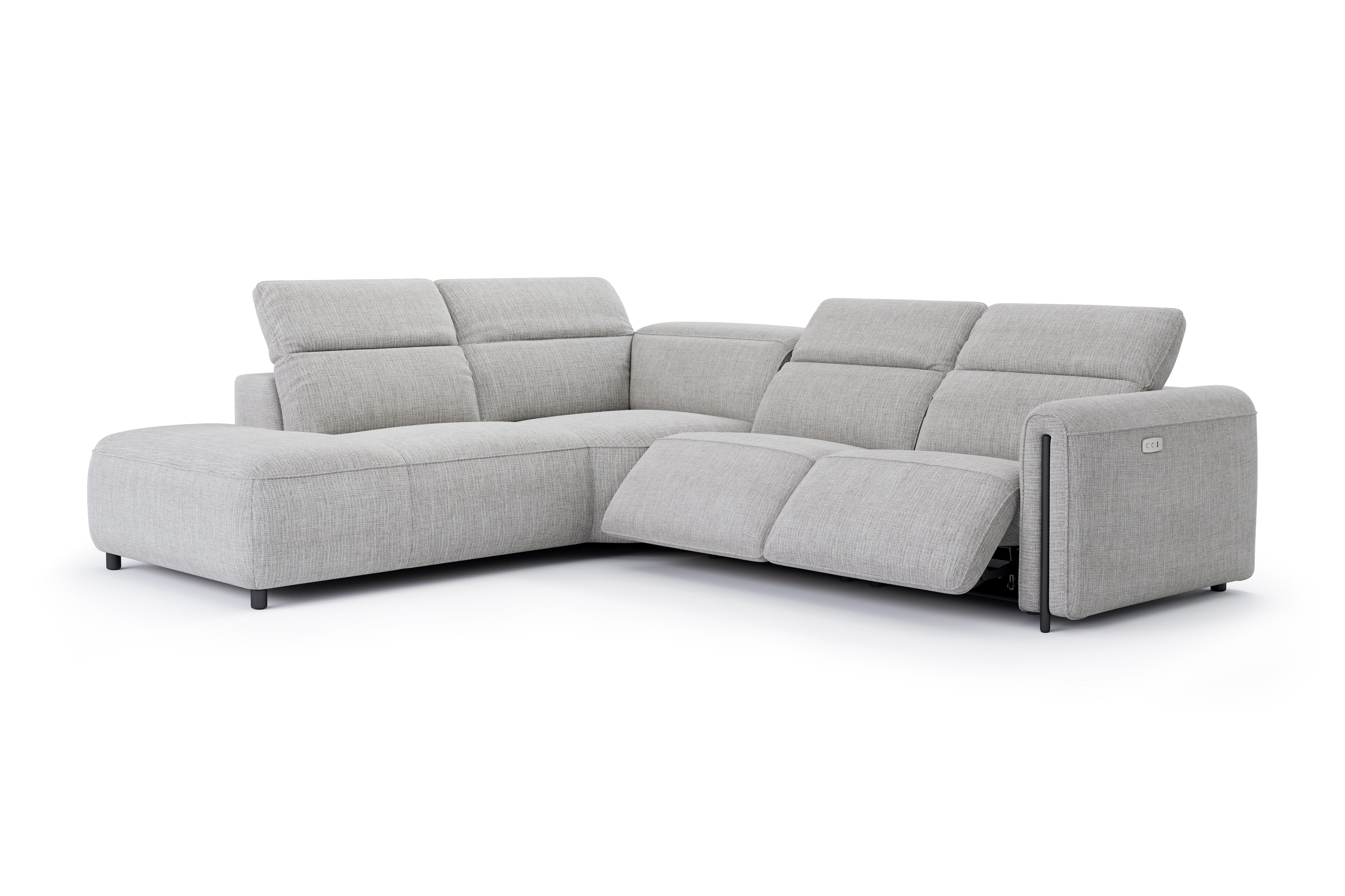 Octavia Fabric Reclining Corner Sectional Cloud Lounge
