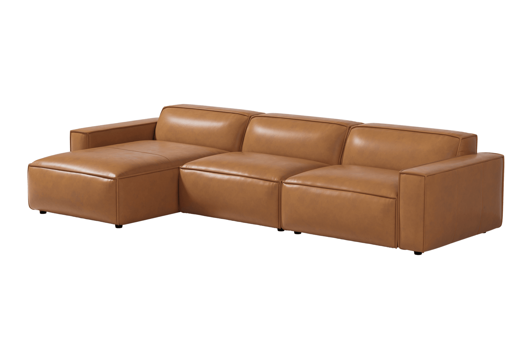 Nathan Leather Modular Sectional Lounge