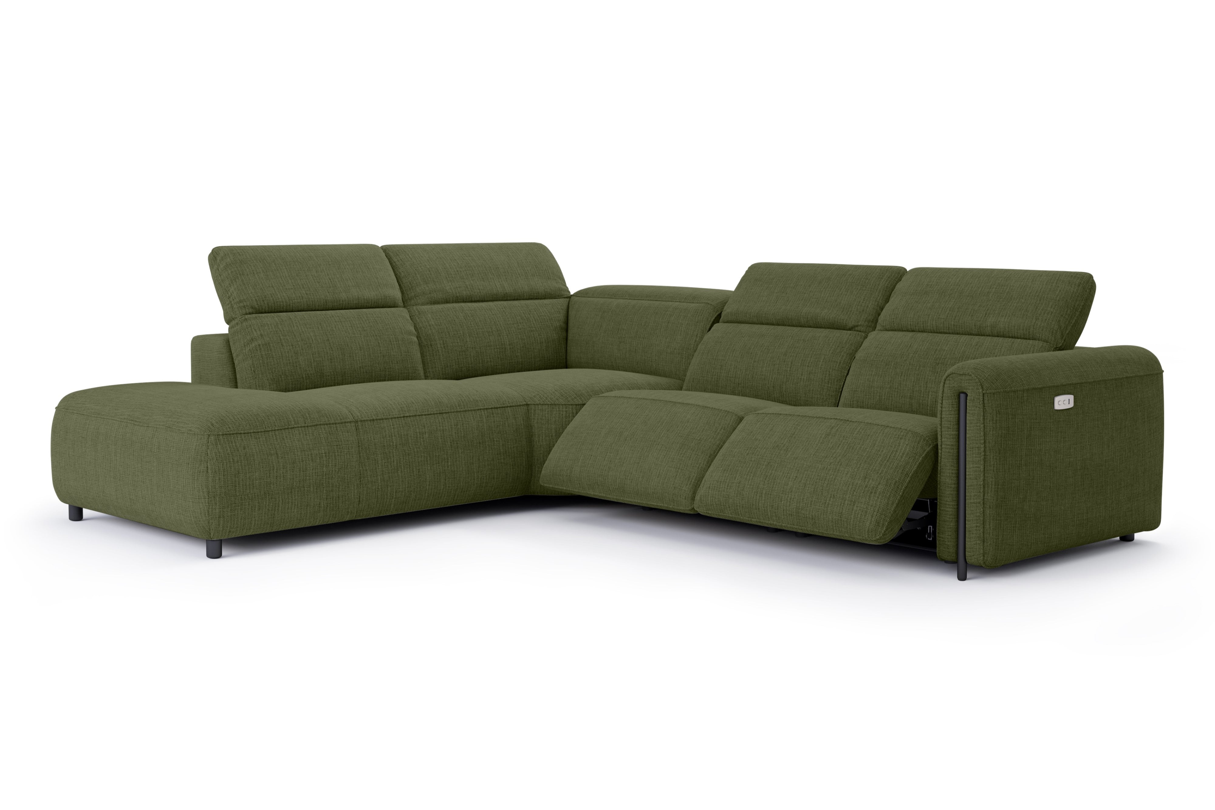 Octavia Fabric Reclining Corner Sectional Cloud Lounge