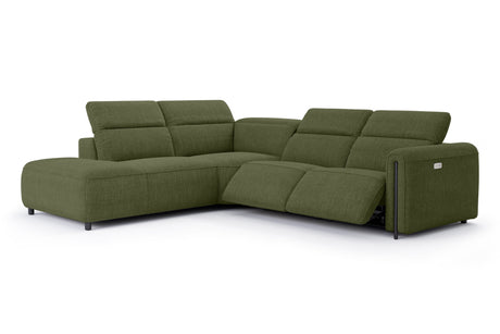 Octavia Fabric Reclining Corner Sectional Cloud Lounge