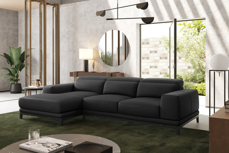 Valletta Leather Sectional Lounge