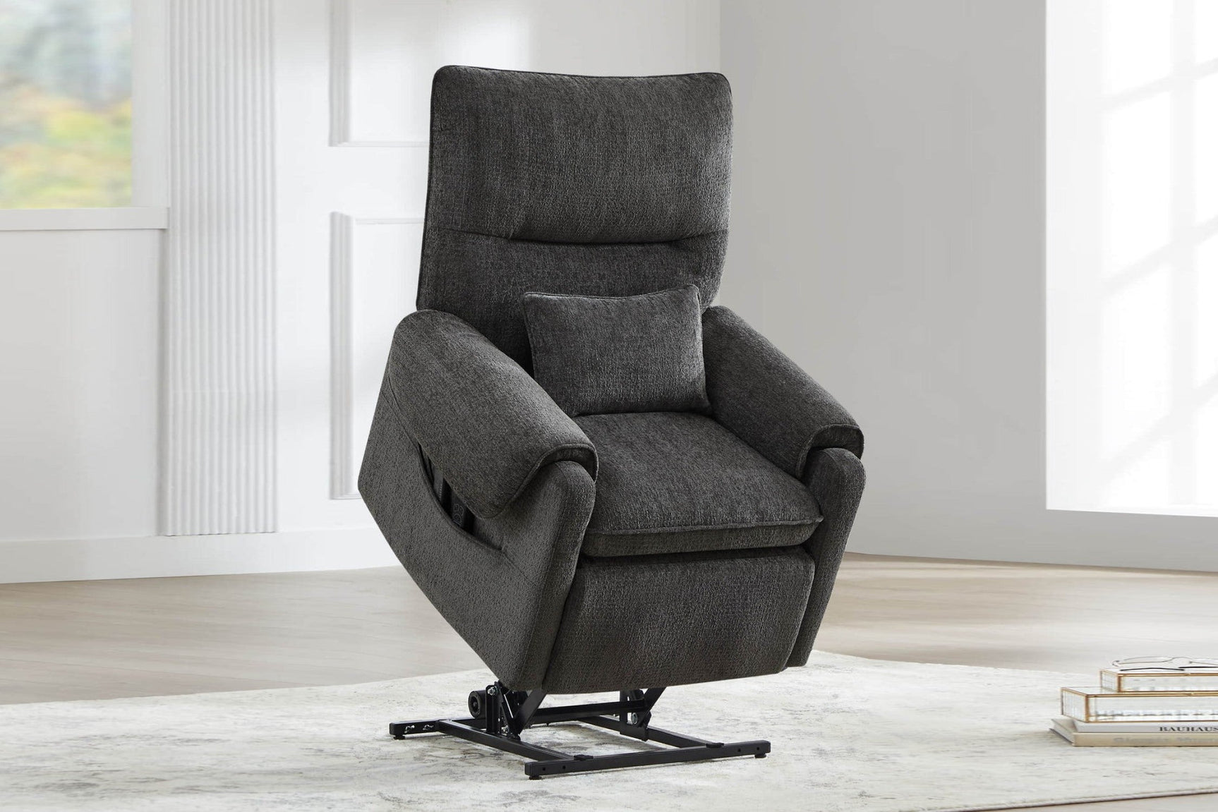 Xander Fabric Power Lift Recliner Chair