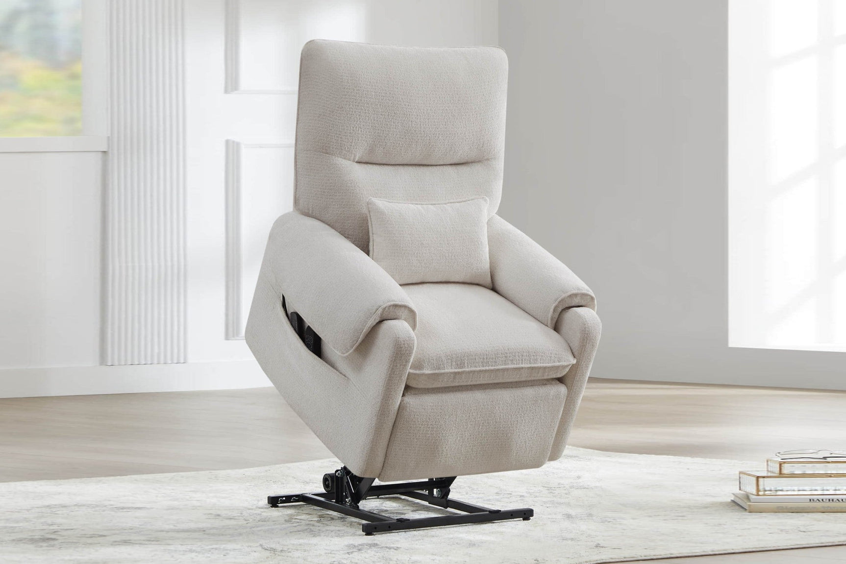 Xander Fabric Power Lift Recliner Chair