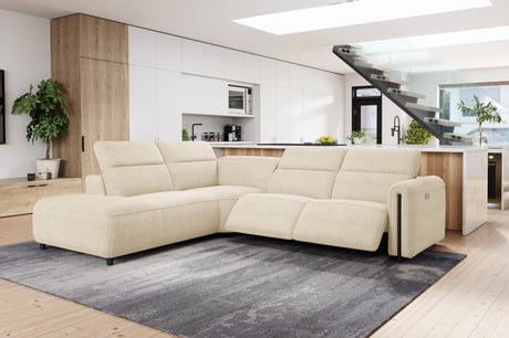 Octavia Fabric Reclining Corner Sectional Cloud Lounge