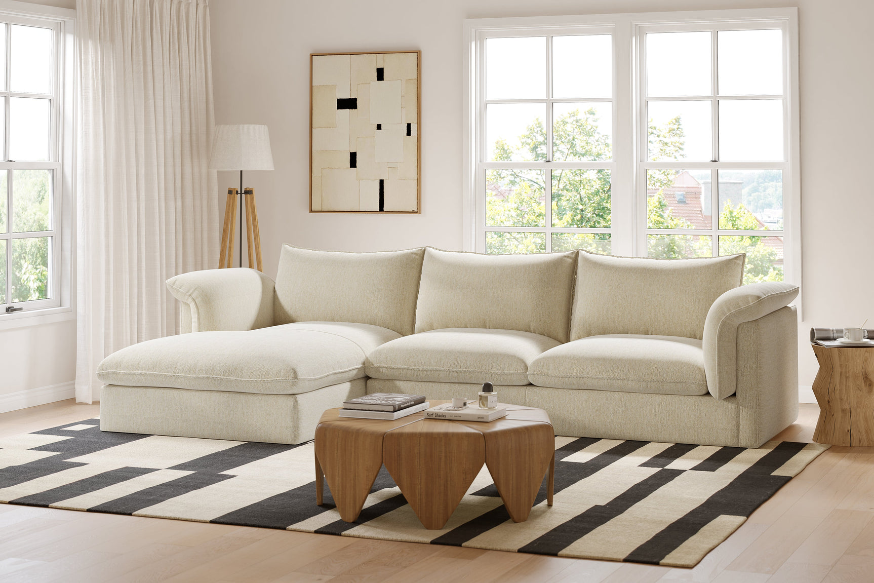 Frederick Fabric Sectional Lounge