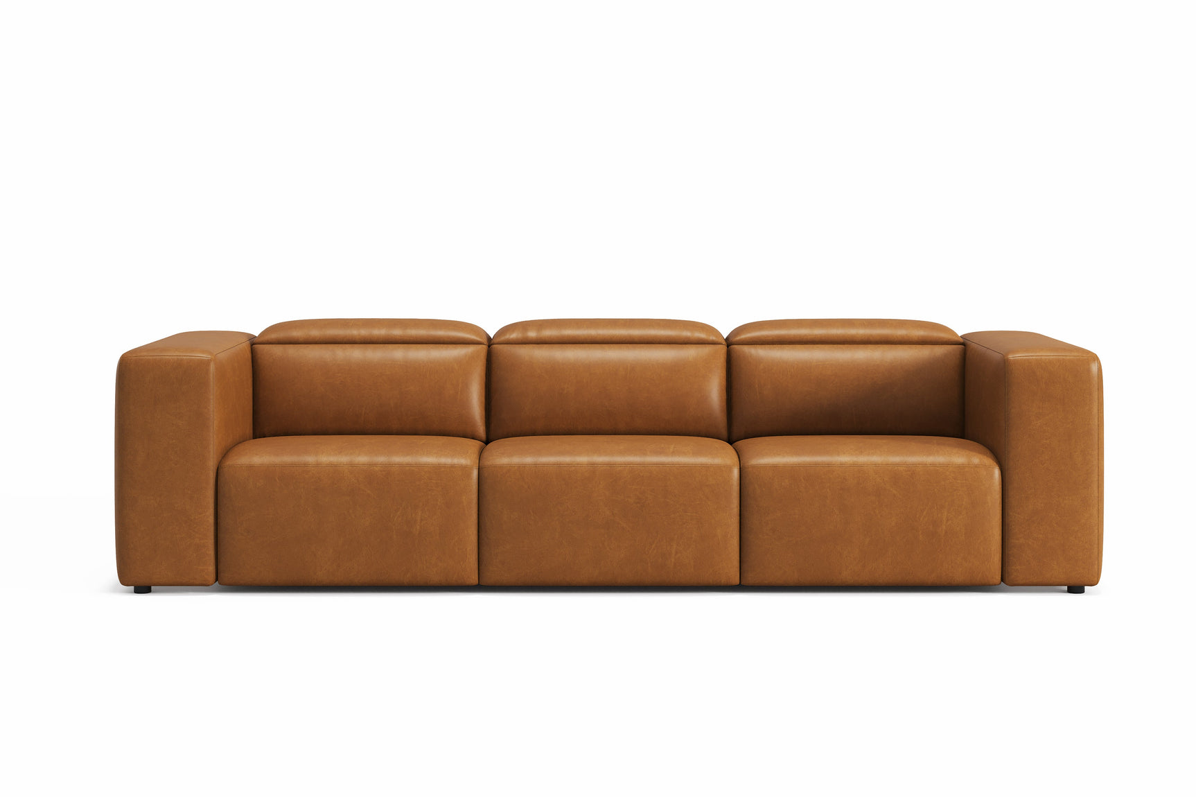 Eden Leather Dual Recliner Lounge