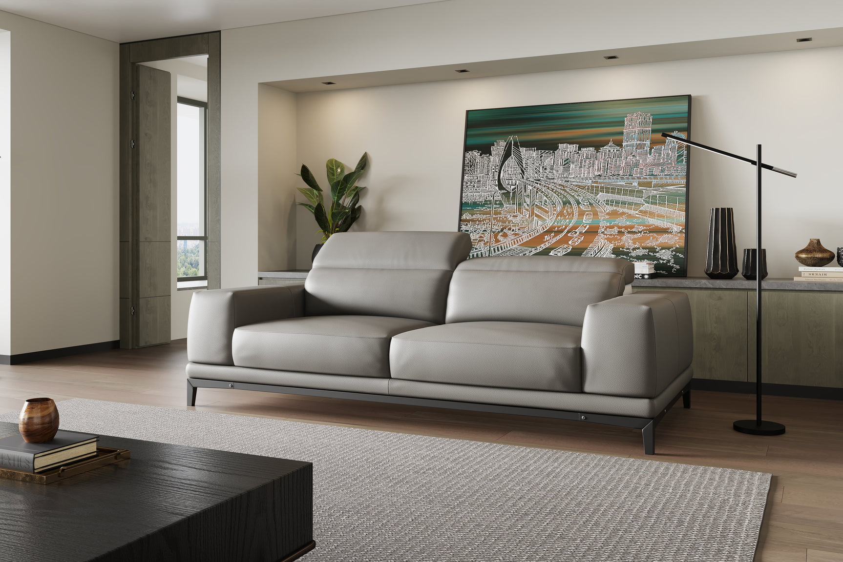 Valletta Leather Lounge