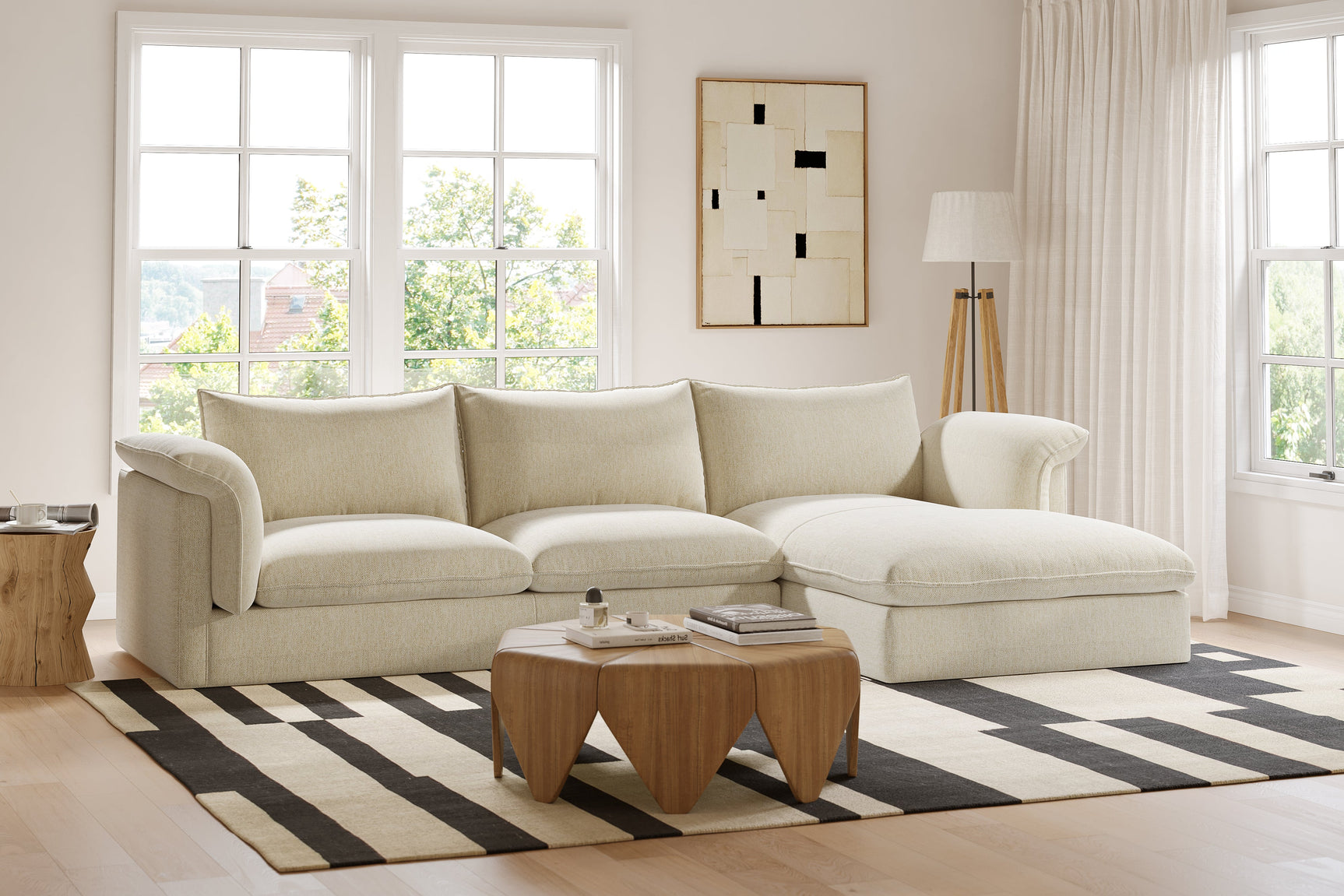 Frederick Fabric Sectional Lounge