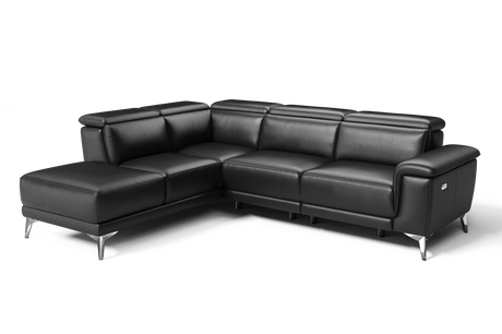 Pista Leather Reclining Sectional Lounge