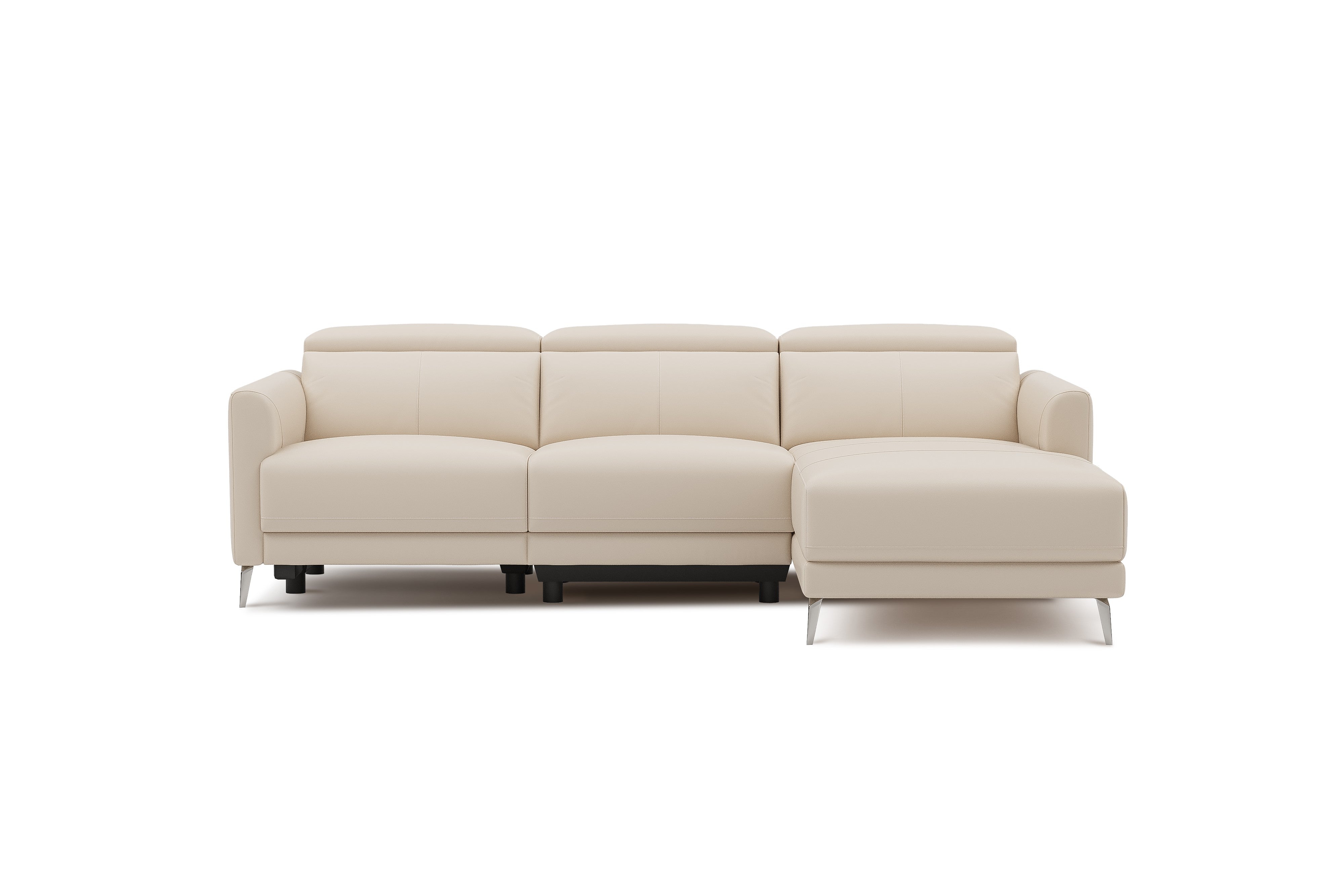 Andria Leather Reclining Sectional Lounge