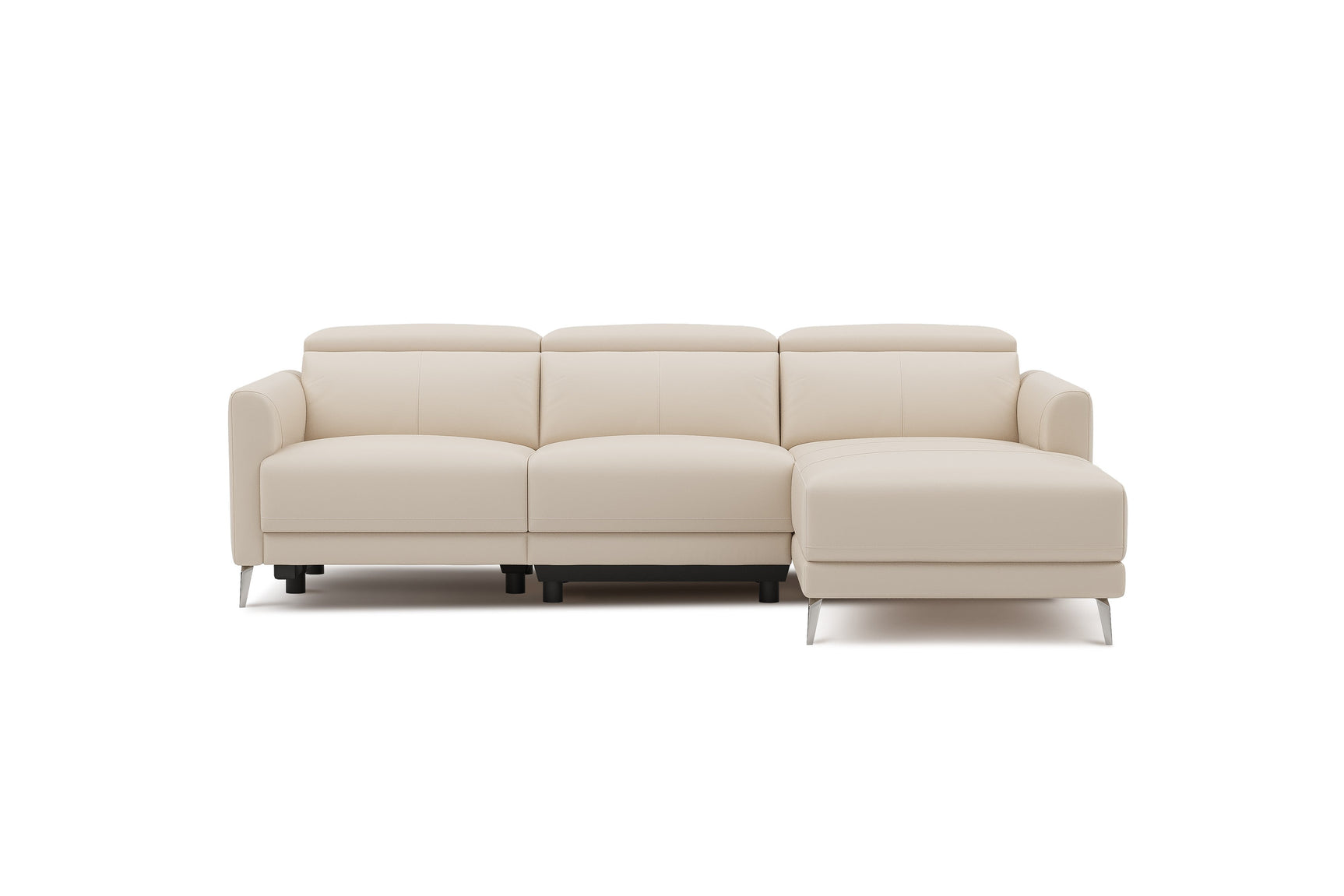 Andria Leather Reclining Sectional Lounge
