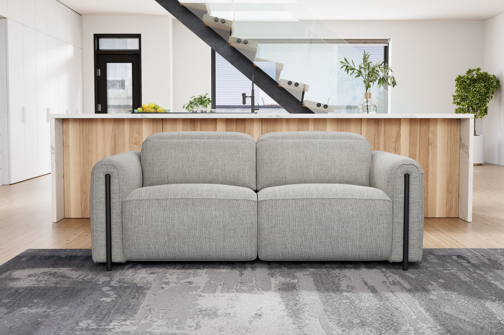 Octavia Fabric Dual Reclining Cloud Lounge