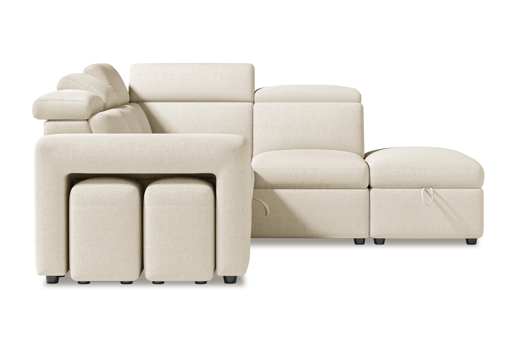 Finn Fabric Sectional Lounge Bed