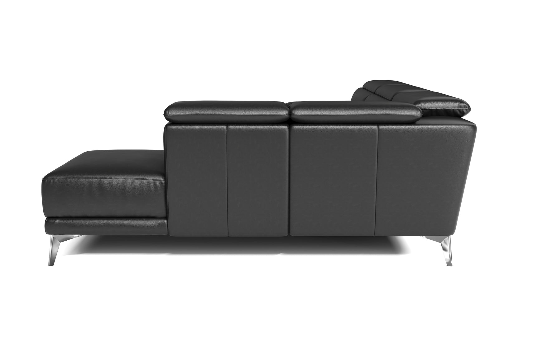 Pista Leather Reclining Sectional Lounge