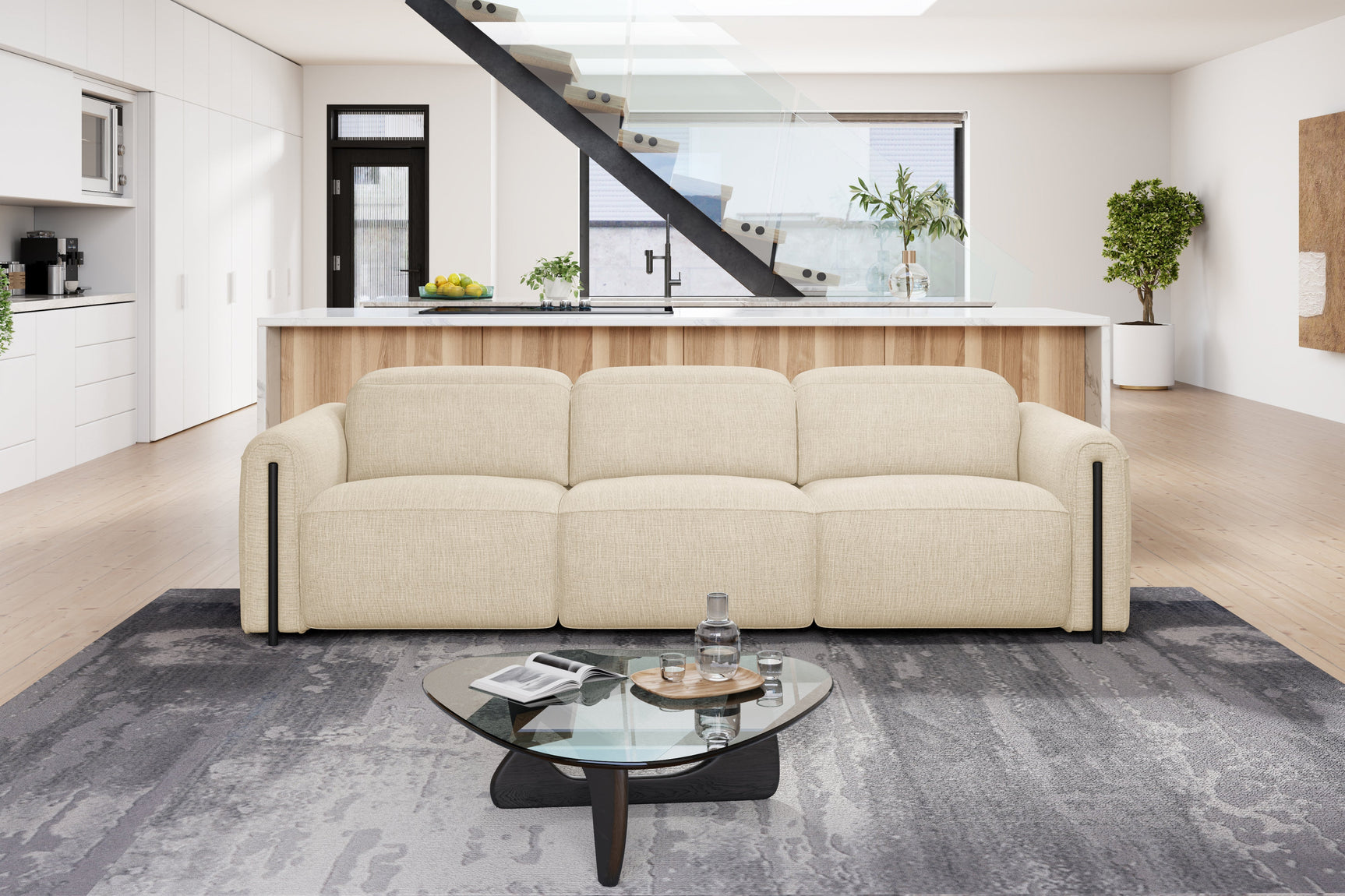 Octavia Fabric Dual Reclining Cloud Lounge