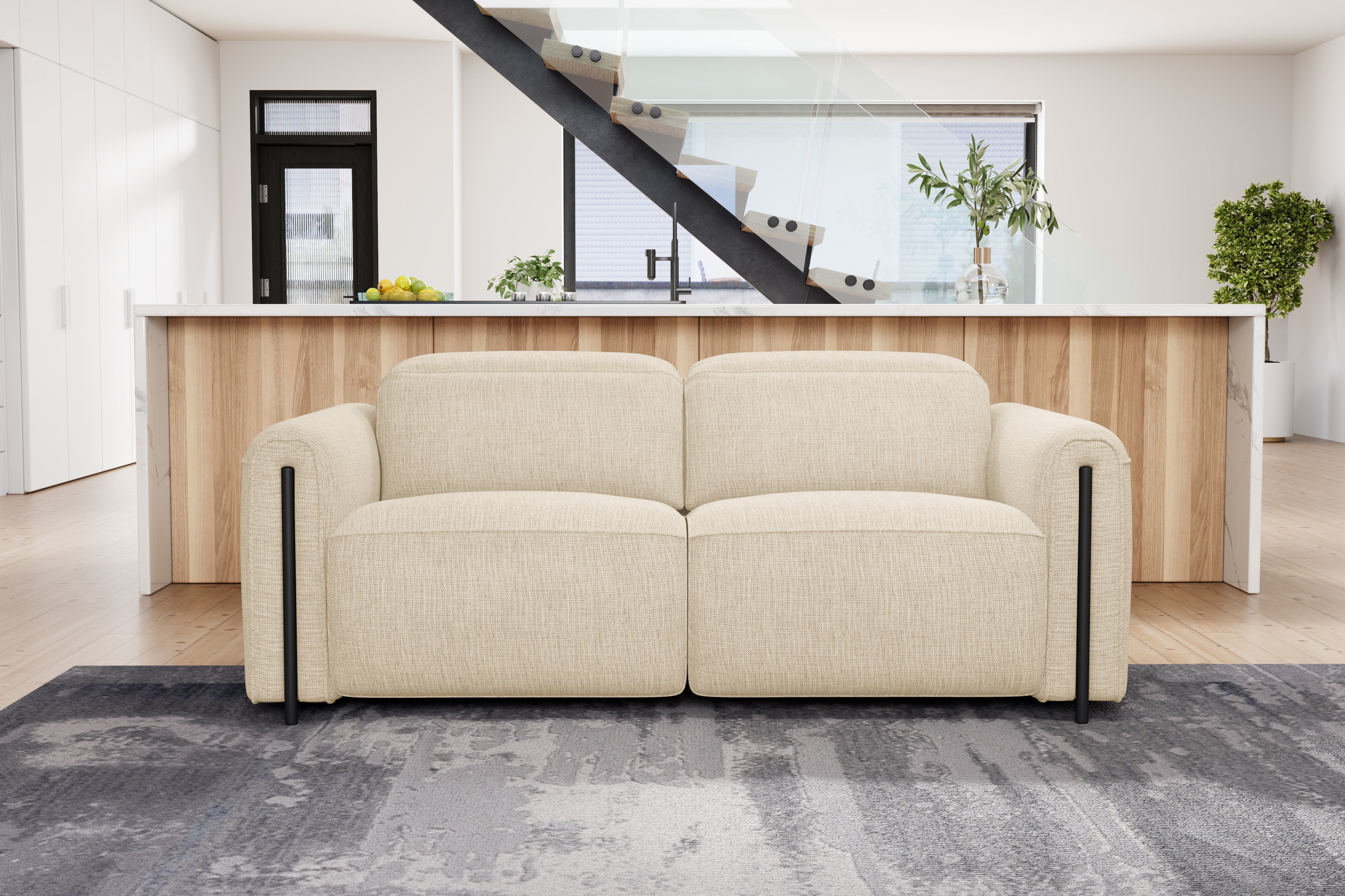 Octavia Fabric Dual Reclining Cloud Lounge