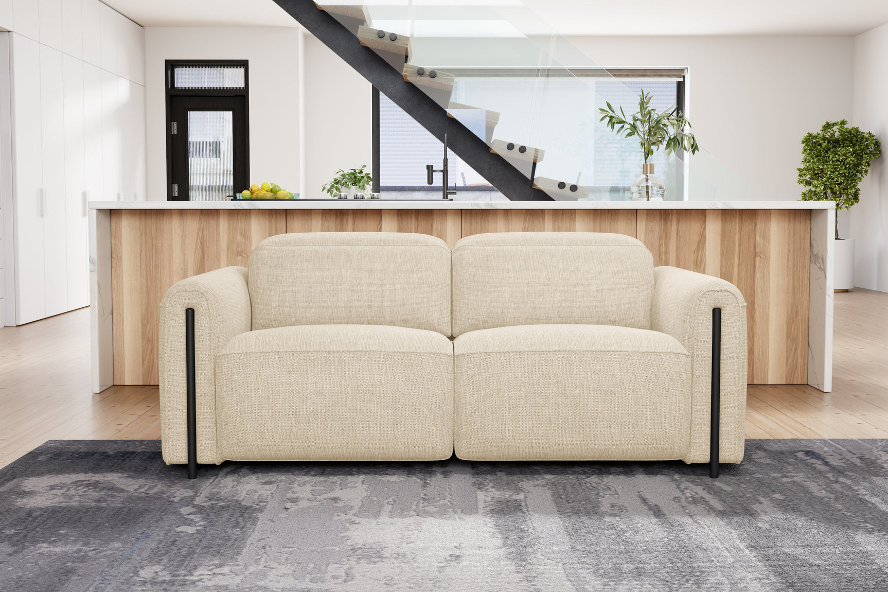 Octavia Fabric Dual Reclining Cloud Lounge
