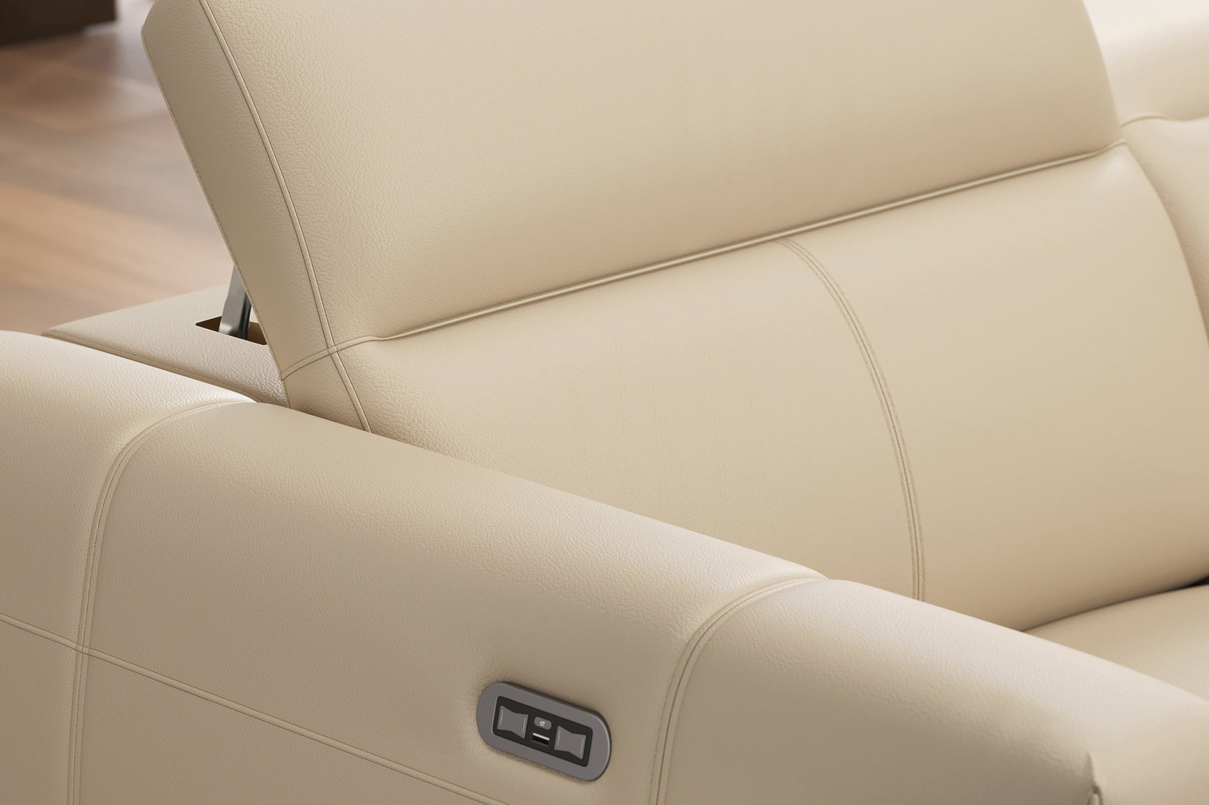 Carmen Leather Recliner Accent Chair