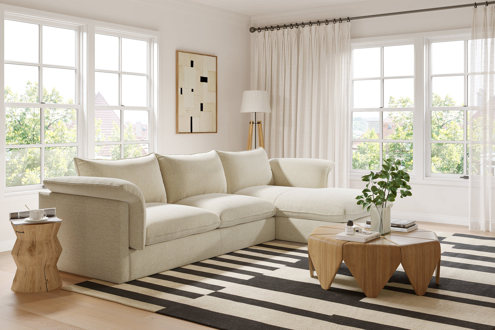 Frederick Fabric Sectional Lounge