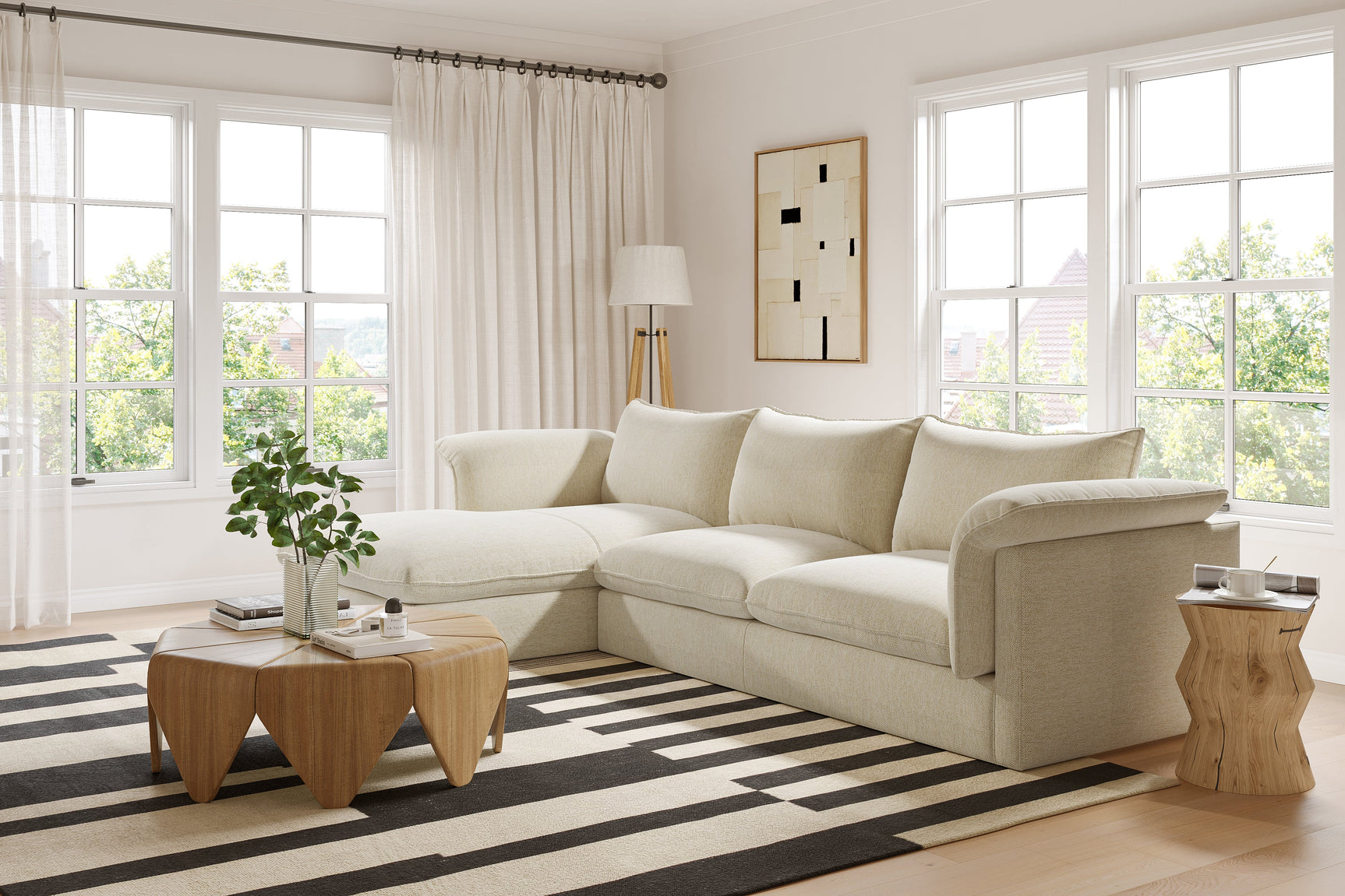 Frederick Fabric Sectional Lounge