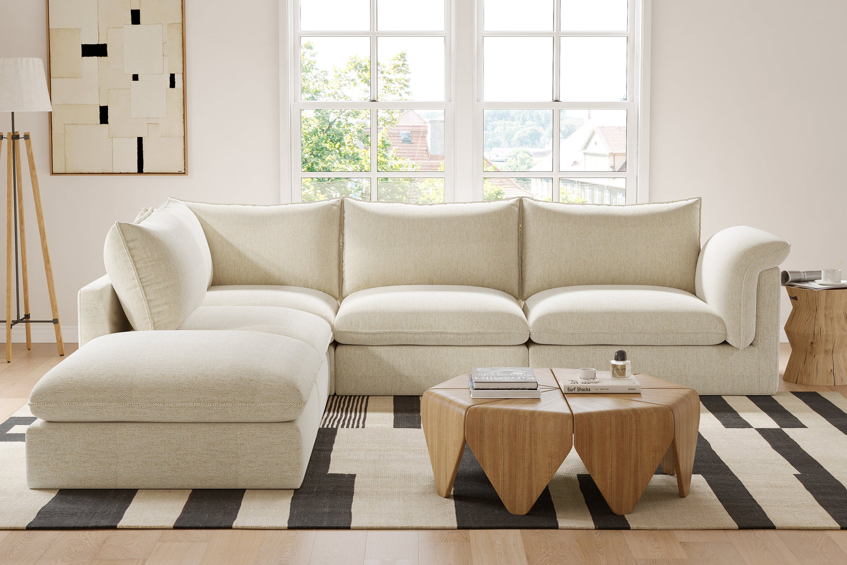 Frederick Fabric Corner Sectional Lounge