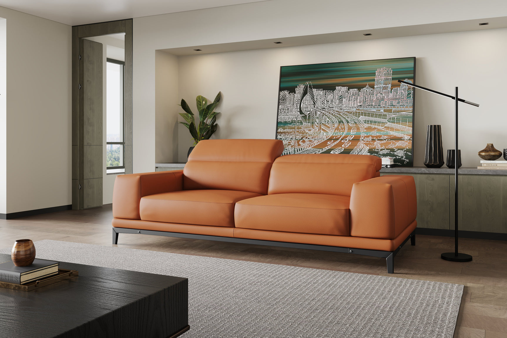 Valletta Leather Lounge