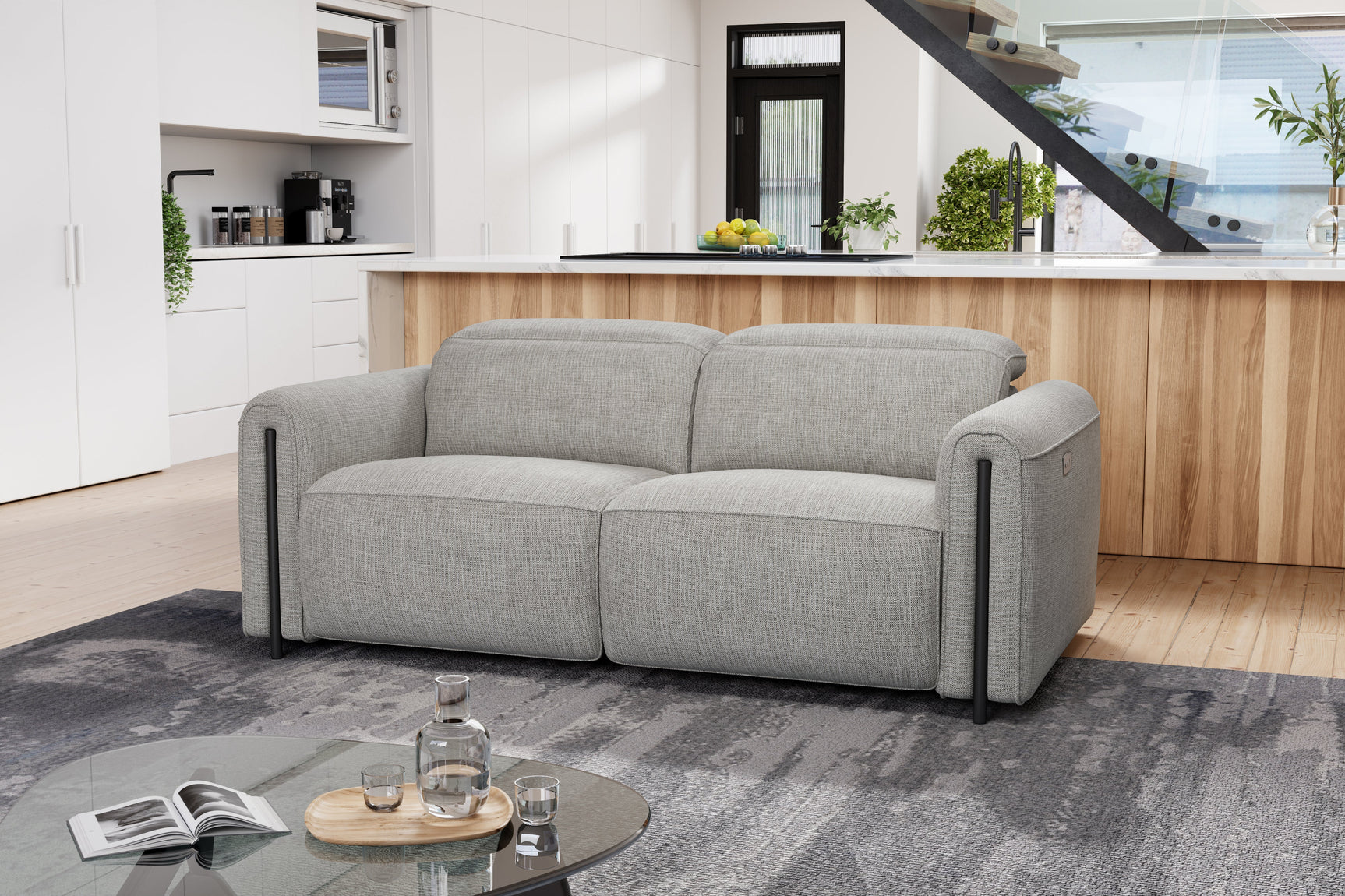 Octavia Fabric Dual Reclining Cloud Lounge