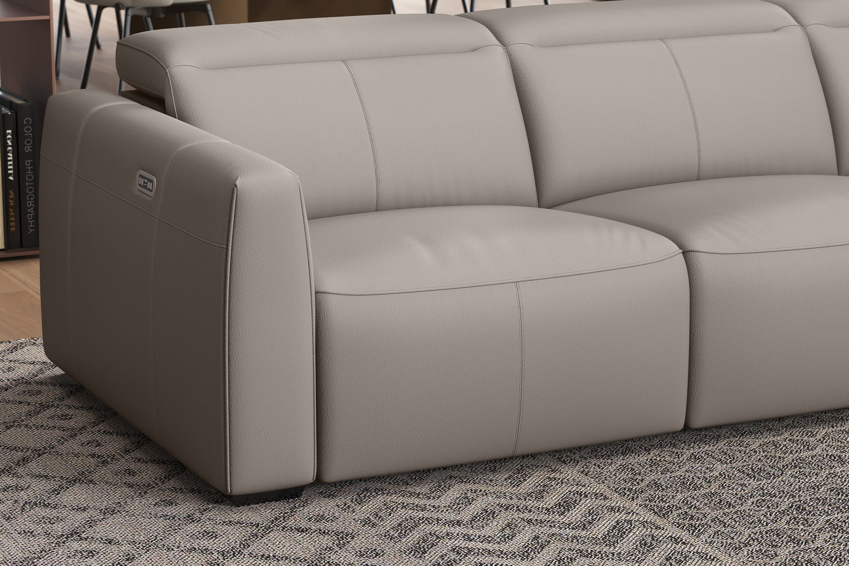 Carmen Leather Dual Recliner Lounge