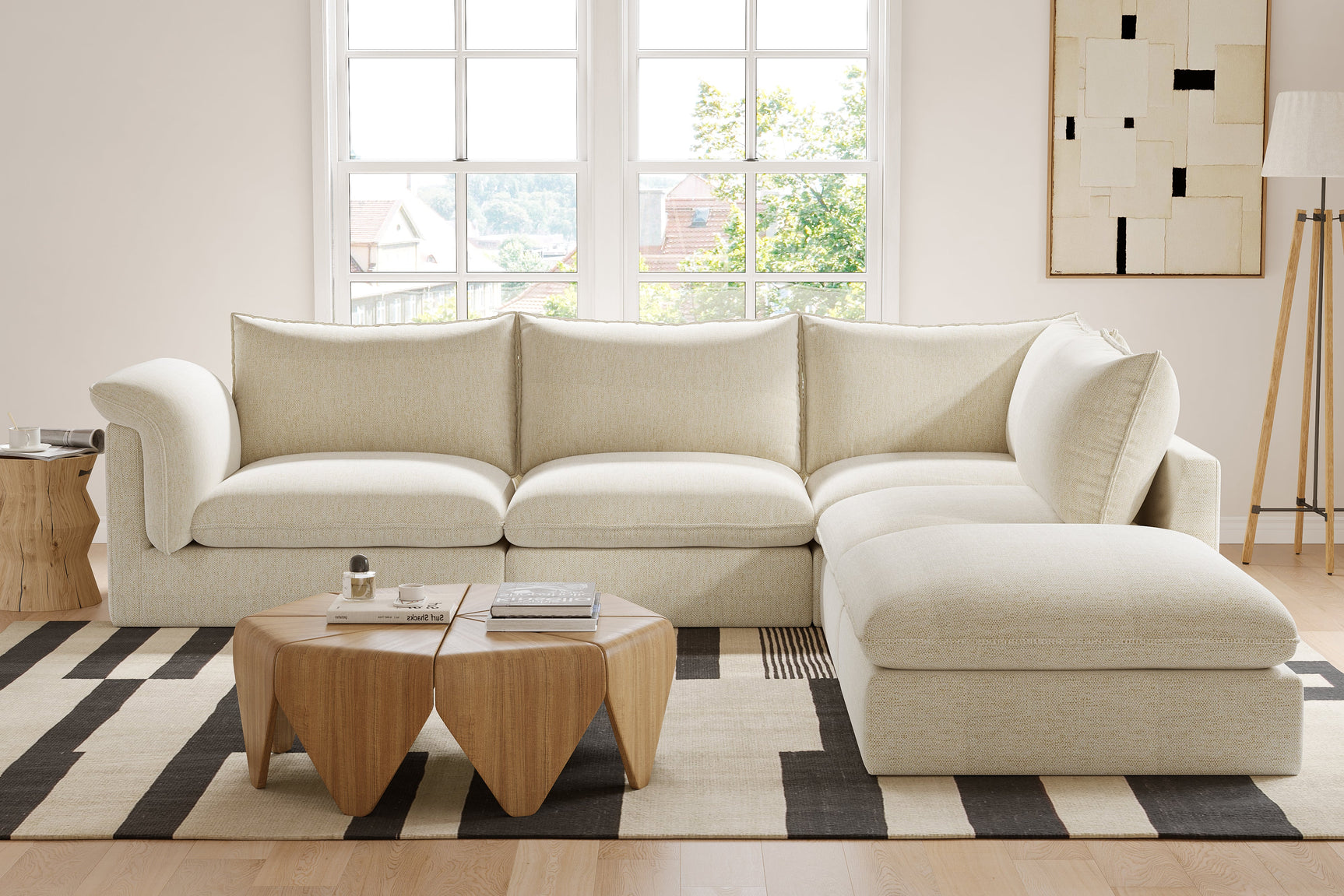 Frederick Fabric Corner Sectional Lounge