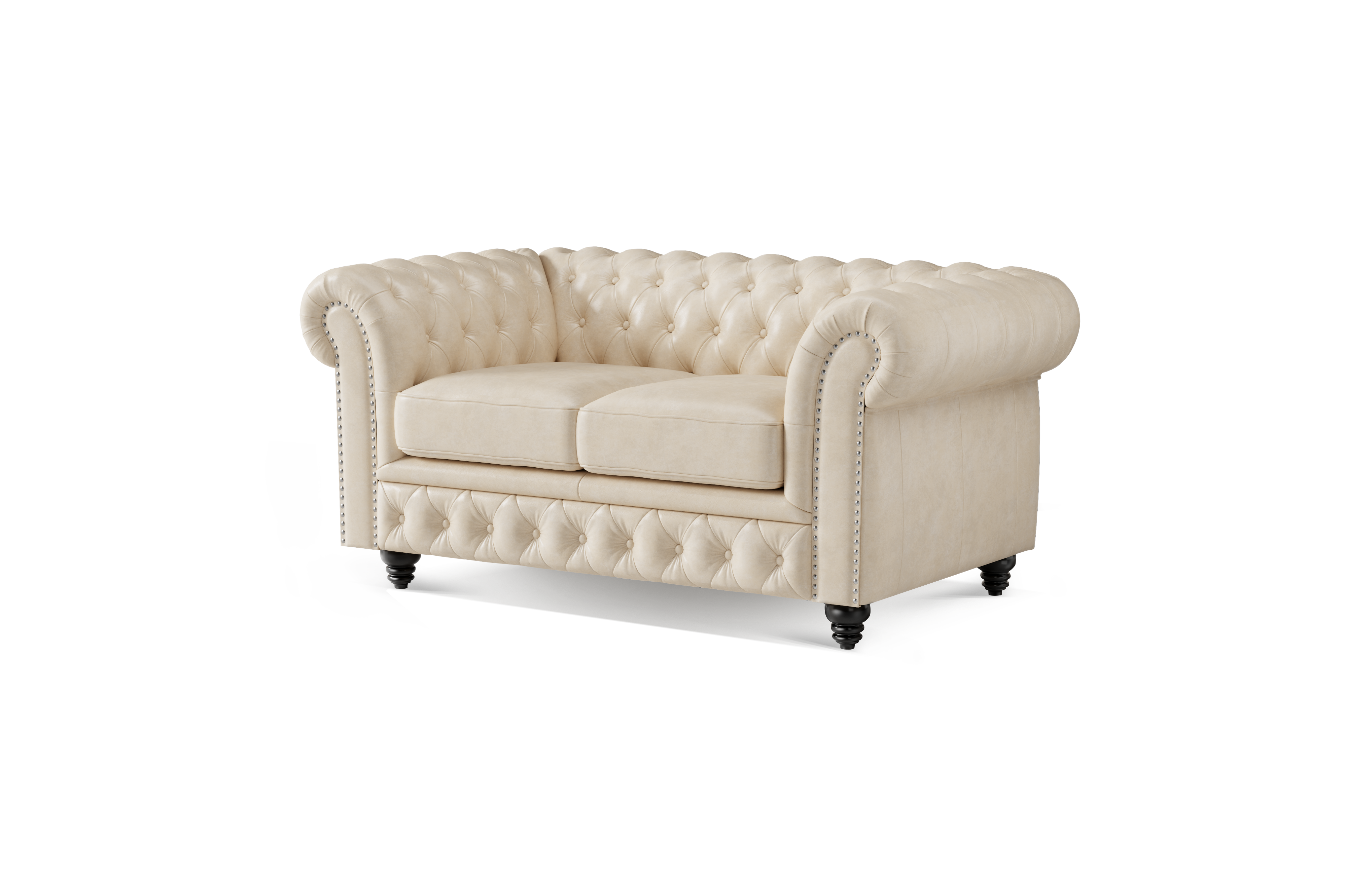 Parma Leather Chesterfield Lounge