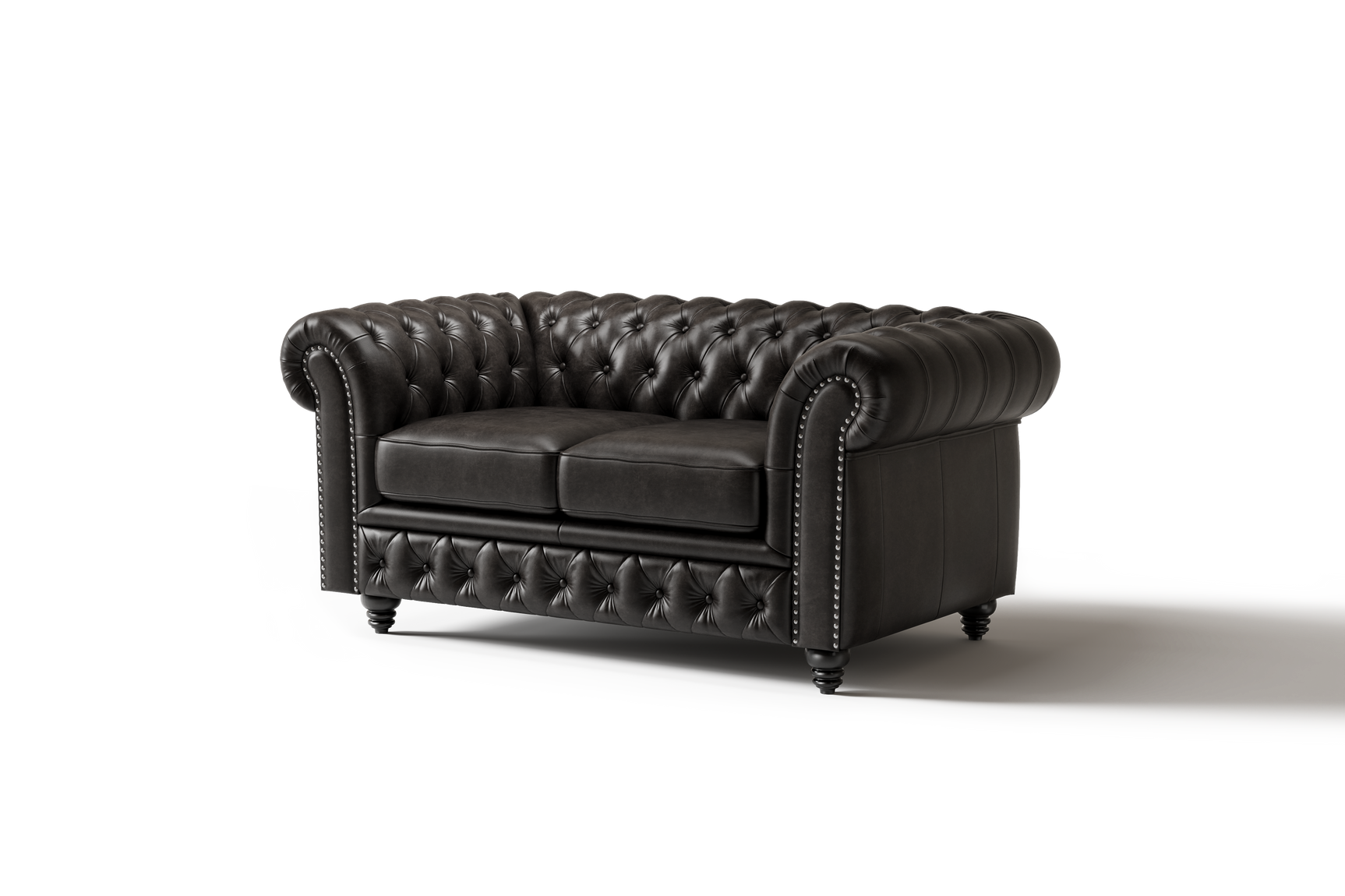 Parma Leather Chesterfield Lounge