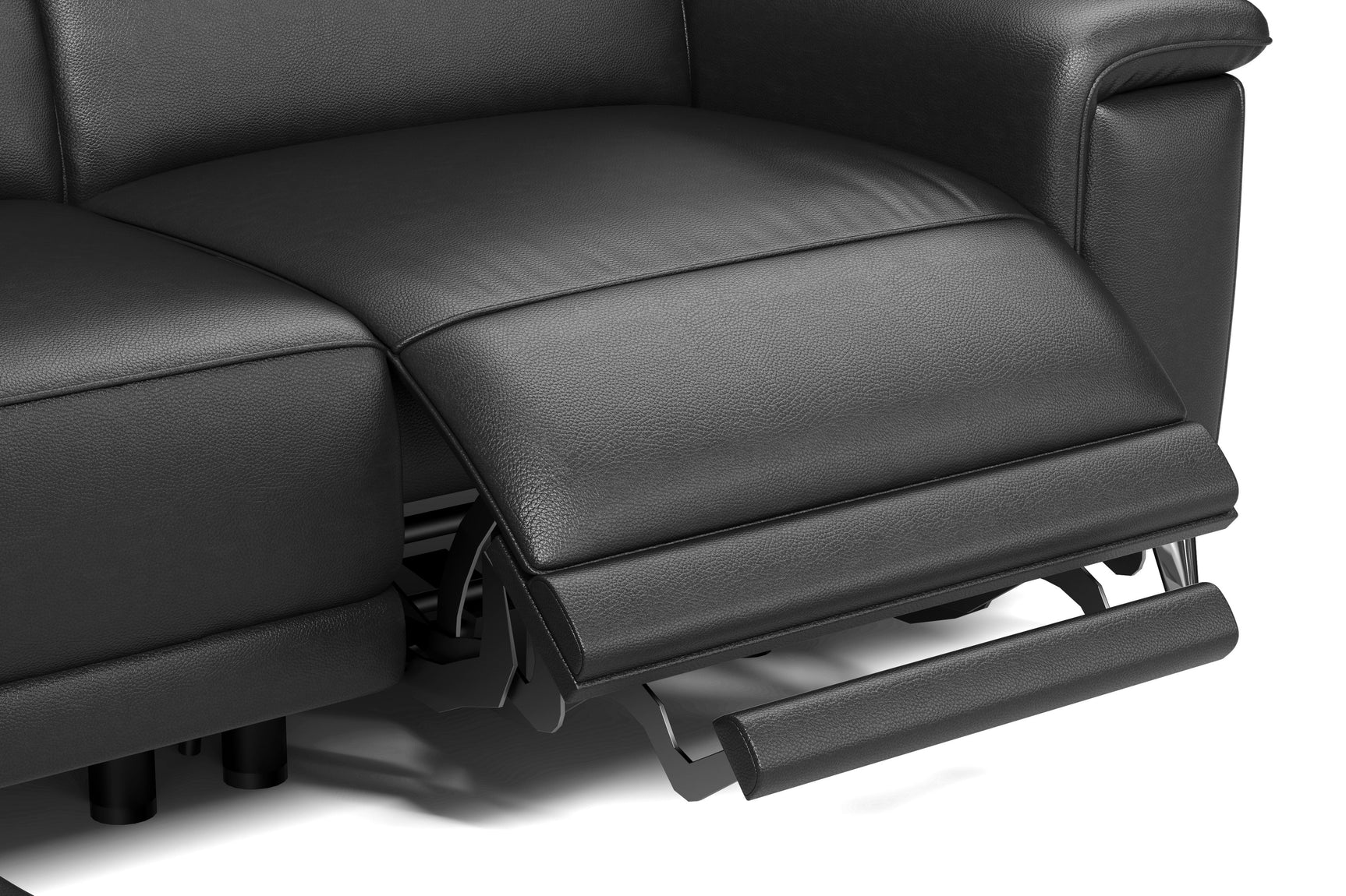 Pista Leather Reclining Sectional Lounge