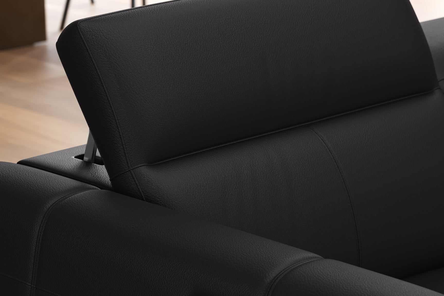 Carmen Leather Dual Recliner Lounge with Console