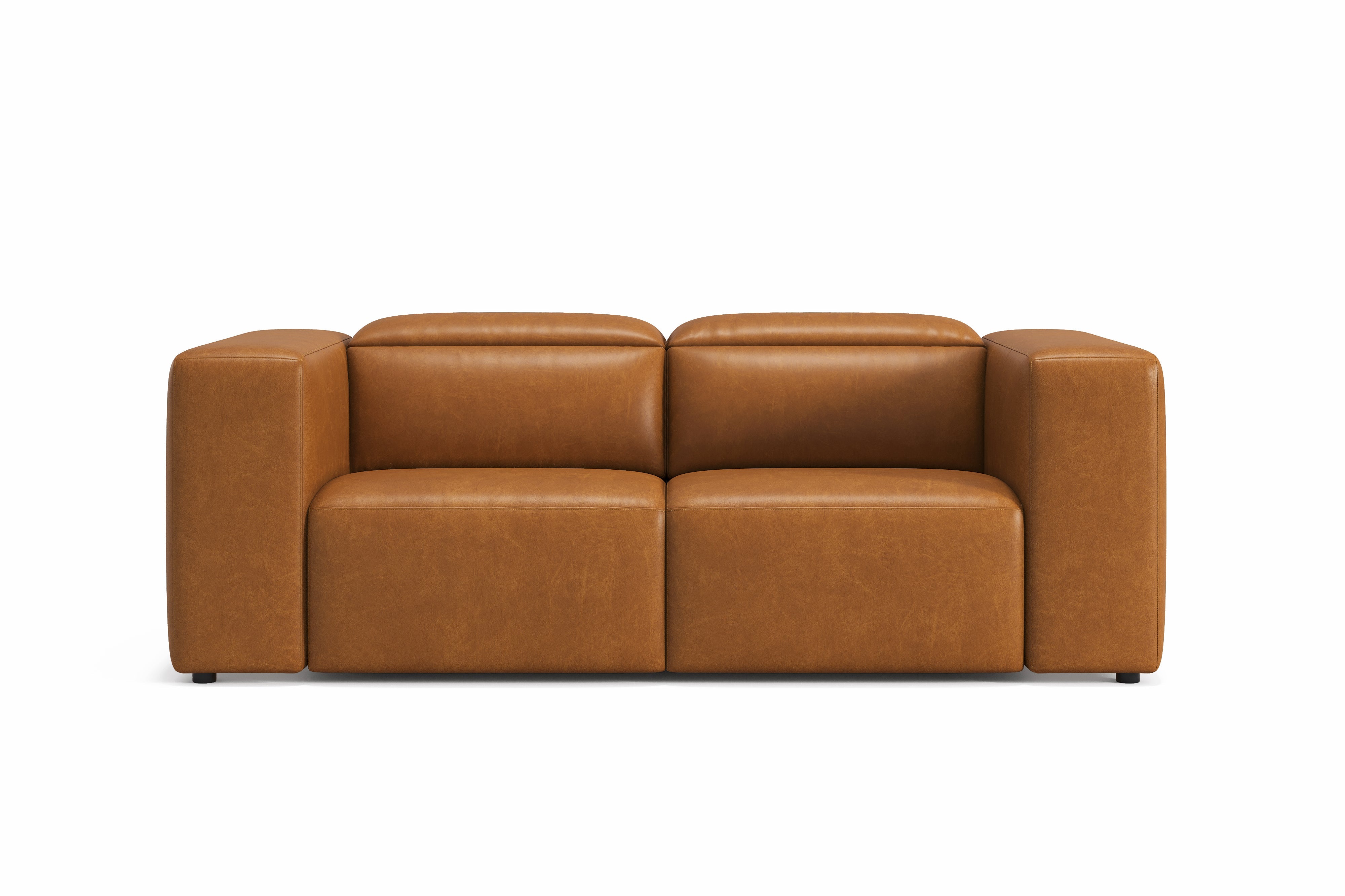 Eden Leather Dual Recliner Lounge