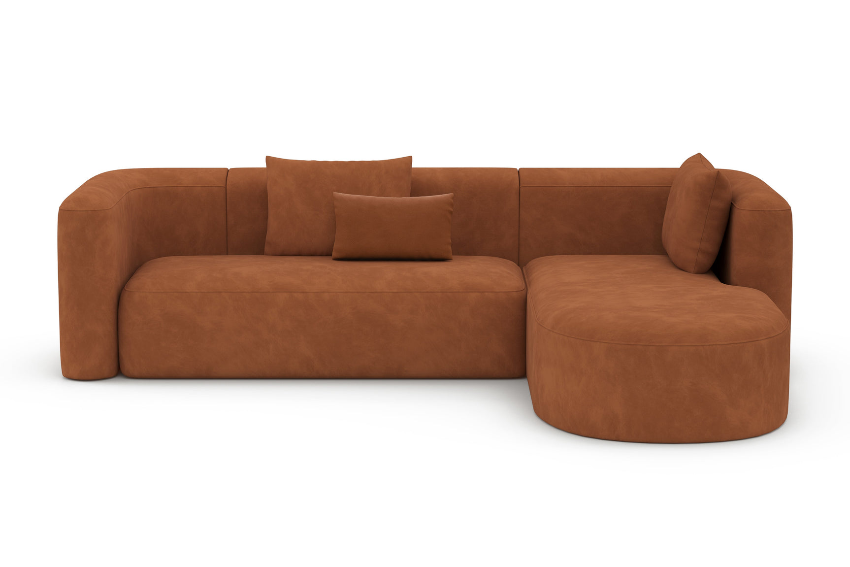 Jordyn Velvet Fabric Sectional Lounge
