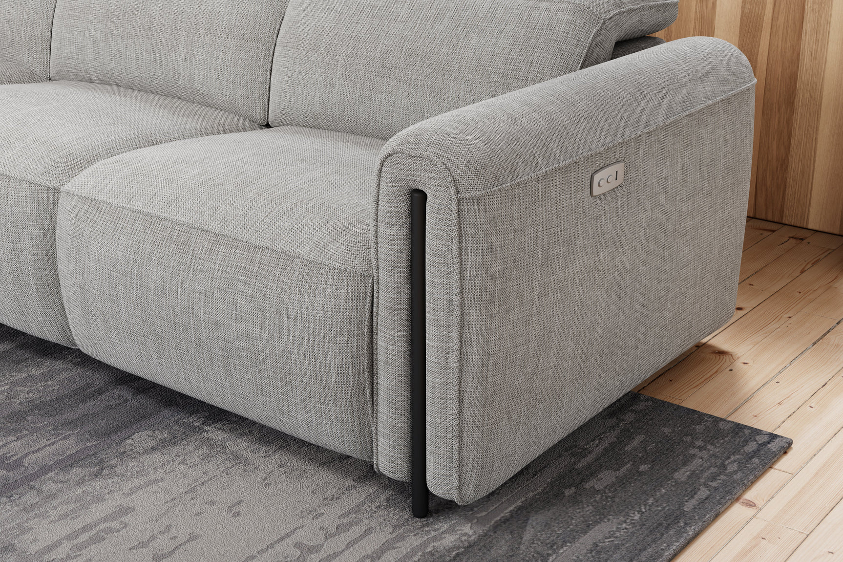 Octavia Fabric Reclining Corner Sectional Cloud Lounge