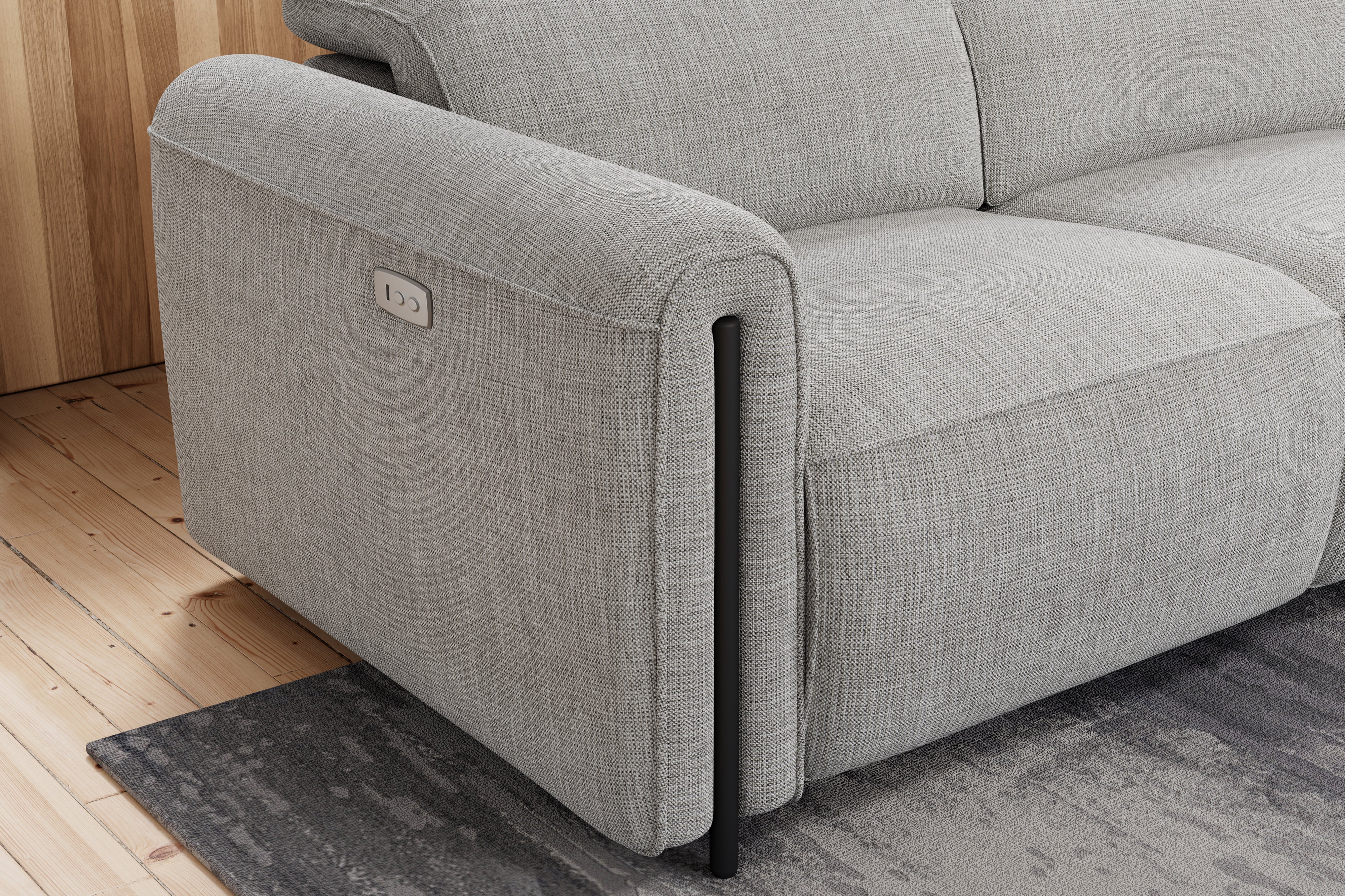 Octavia Fabric Dual Reclining Cloud Lounge