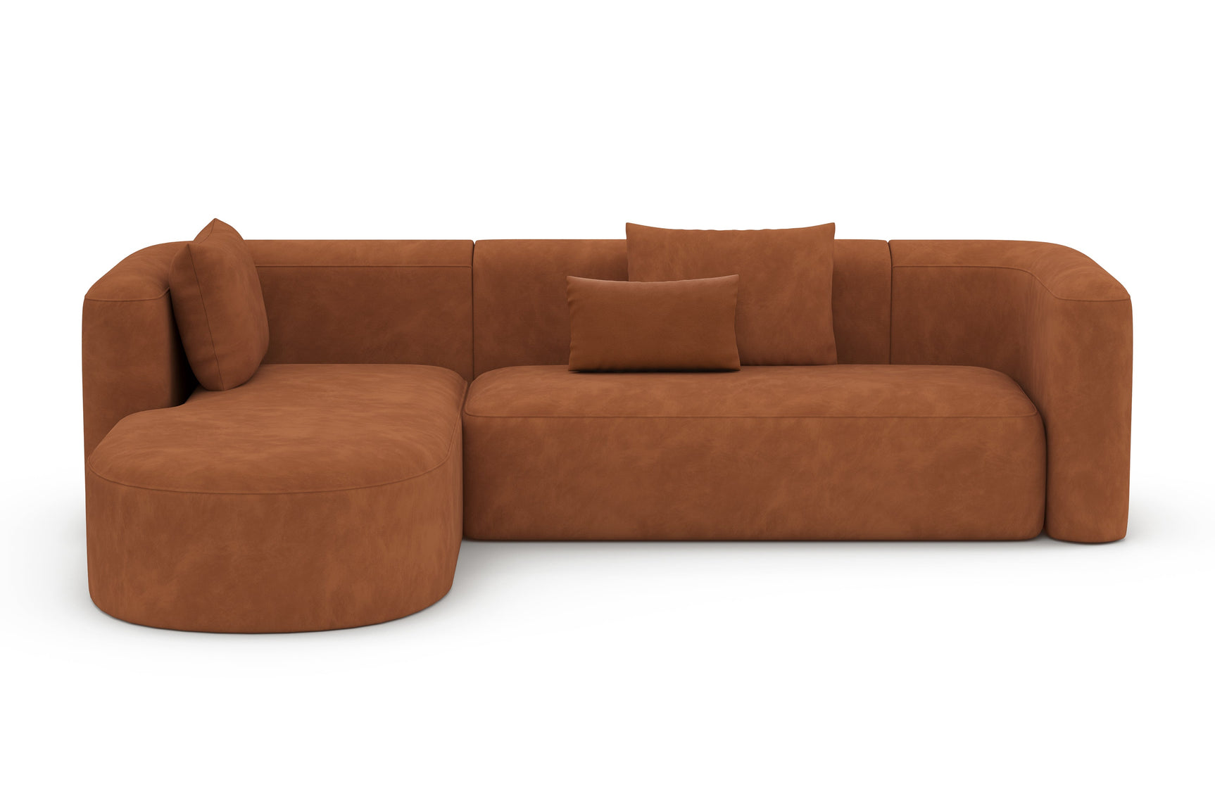Jordyn Velvet Fabric Sectional Lounge