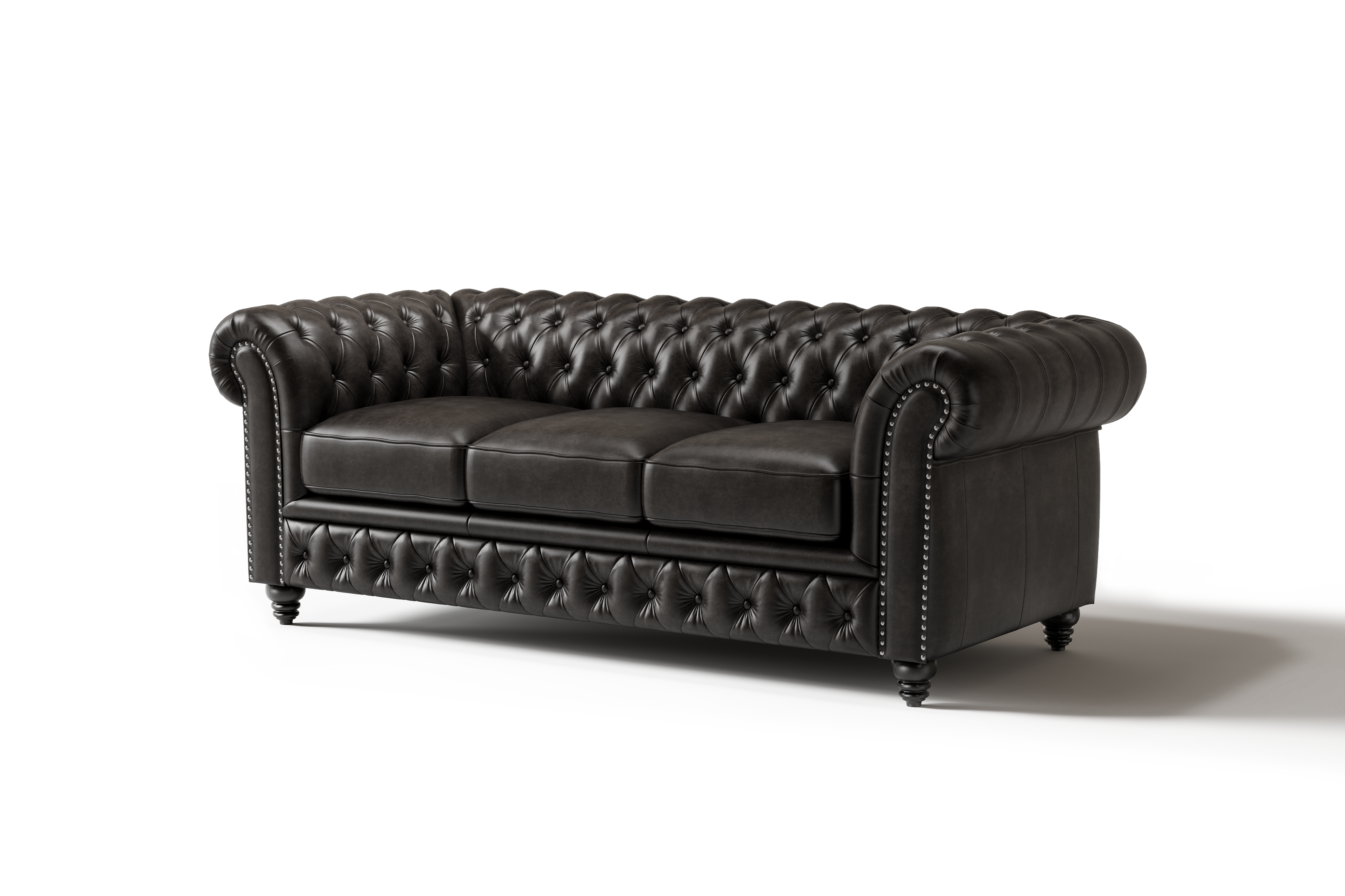 Parma Leather Chesterfield Lounge