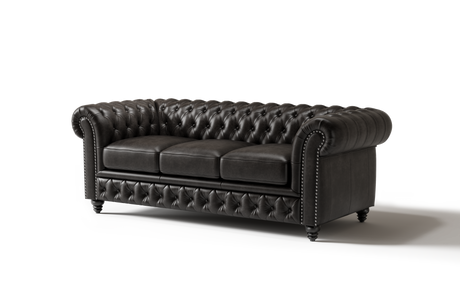 Parma Leather Chesterfield Lounge