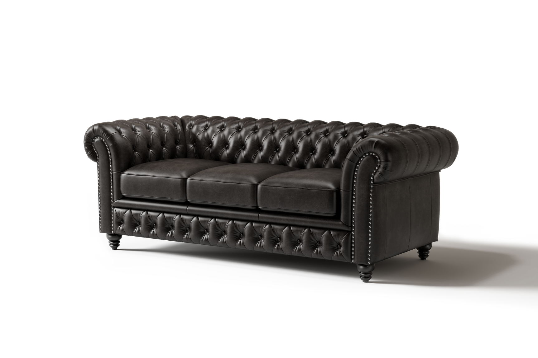 Parma Leather Chesterfield Lounge