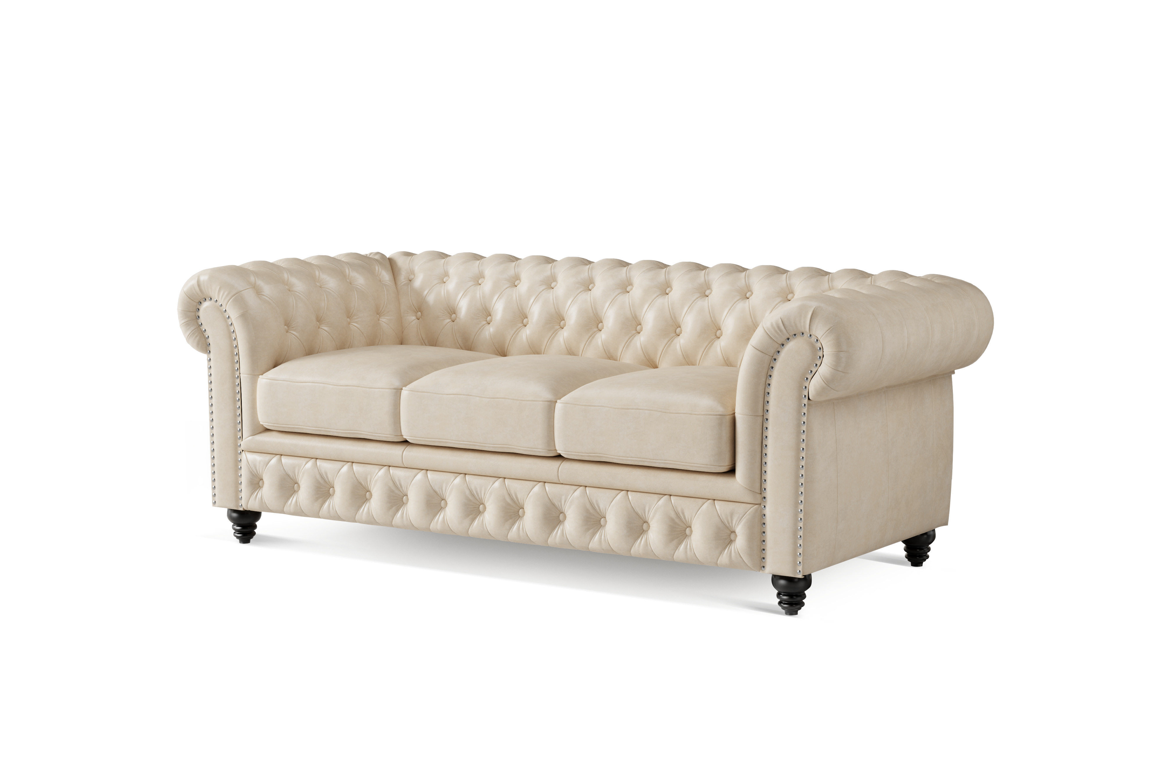 Parma Leather Chesterfield Lounge