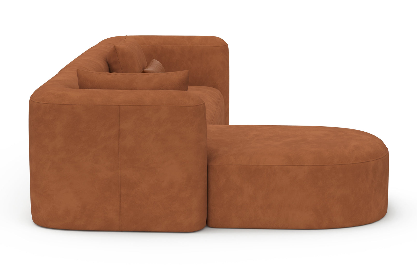 Jordyn Velvet Fabric Sectional Lounge