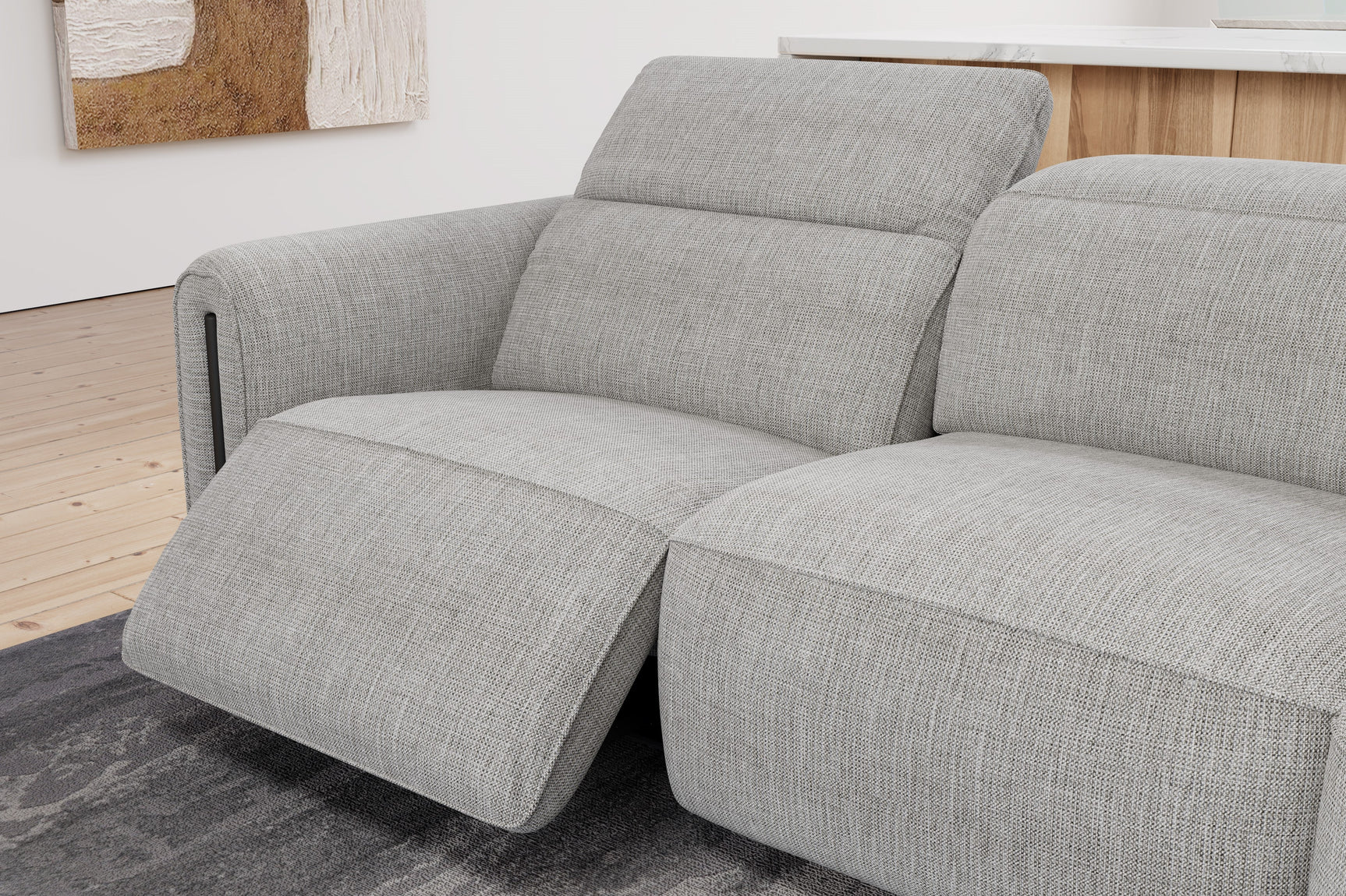 Octavia Fabric Reclining Corner Sectional Cloud Lounge