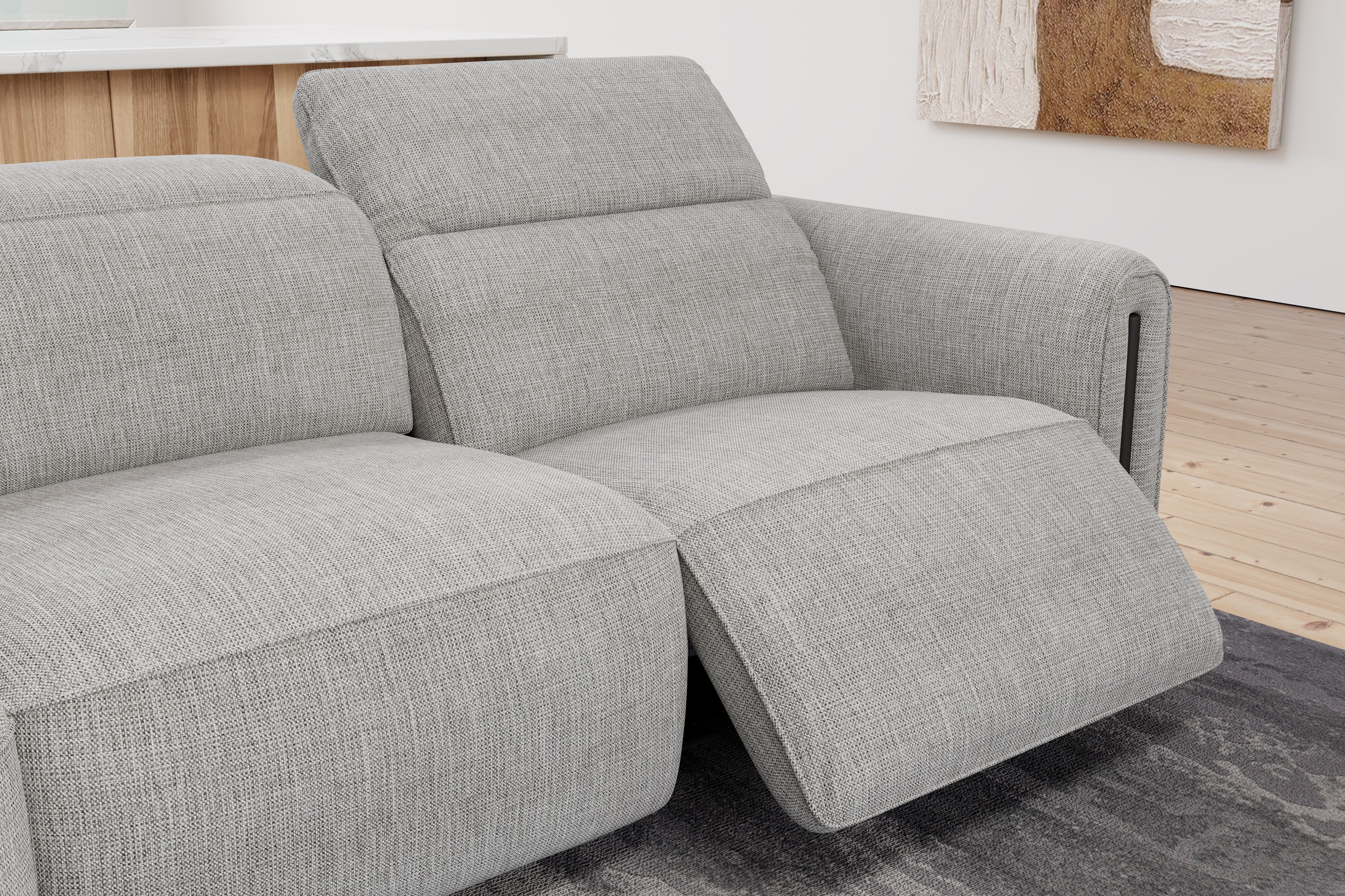 Octavia Fabric Reclining Corner Sectional Cloud Lounge